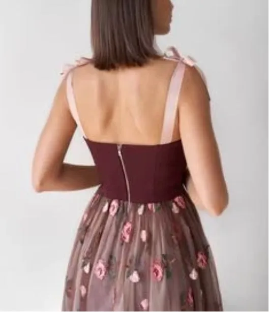 A-line Strapless Lace-Up Elegant Prom Evening Gowns