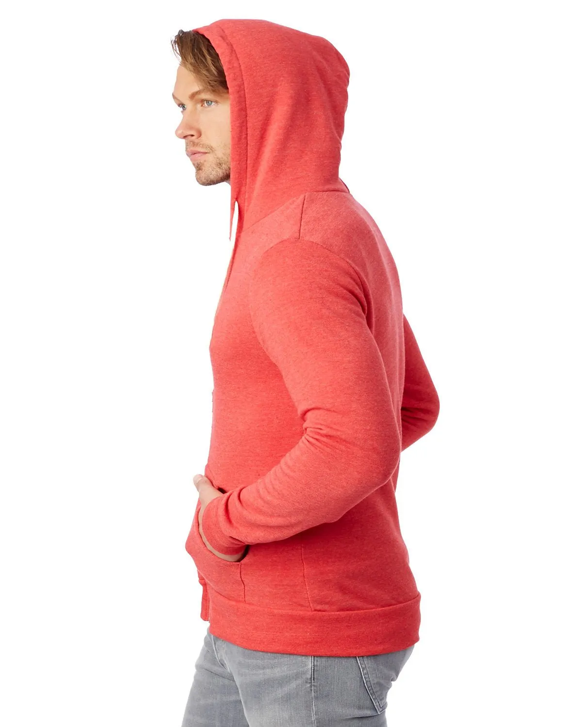 Alternative AA9590 Men's Rocky Eco-Fleece Zip Hoodie