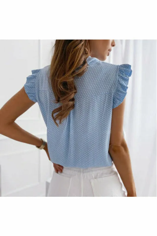 ArtnSoul - Ruffles Sleeveless Pullover Tunic