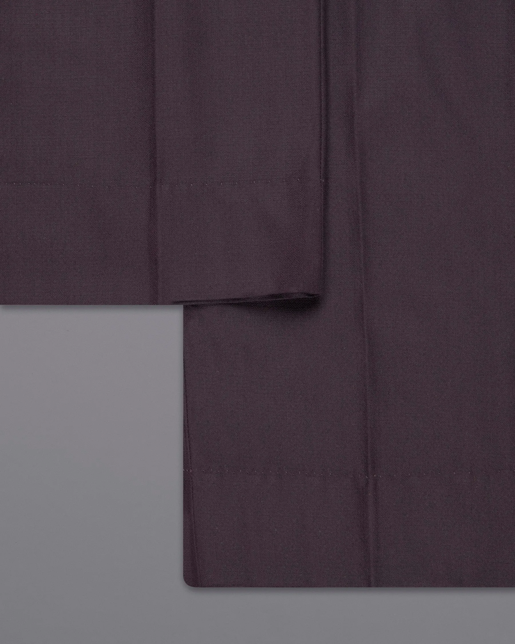 Barossa Cross Placket  Bandhgala/Mandarin Wool Rich Suit