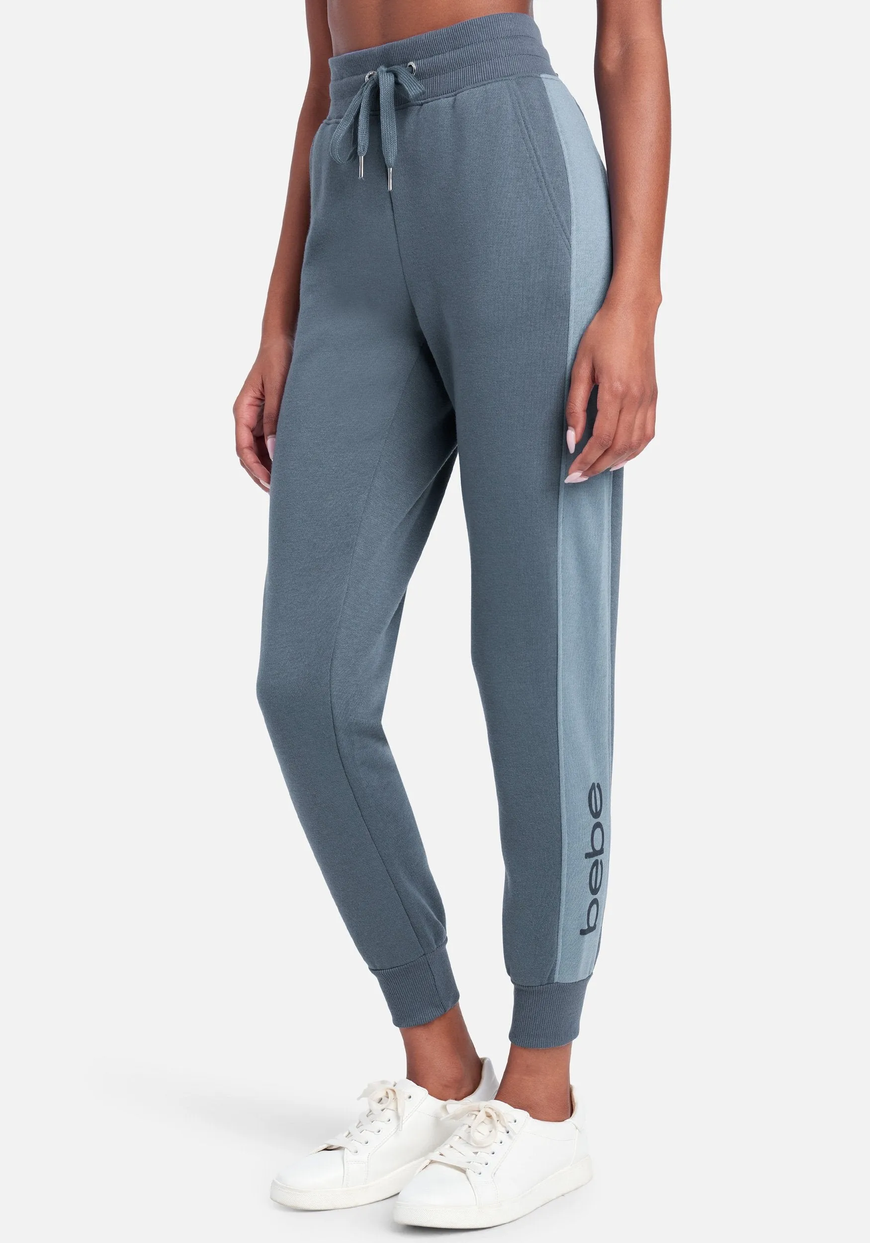 Bebe Contrast Side Insert Jogger