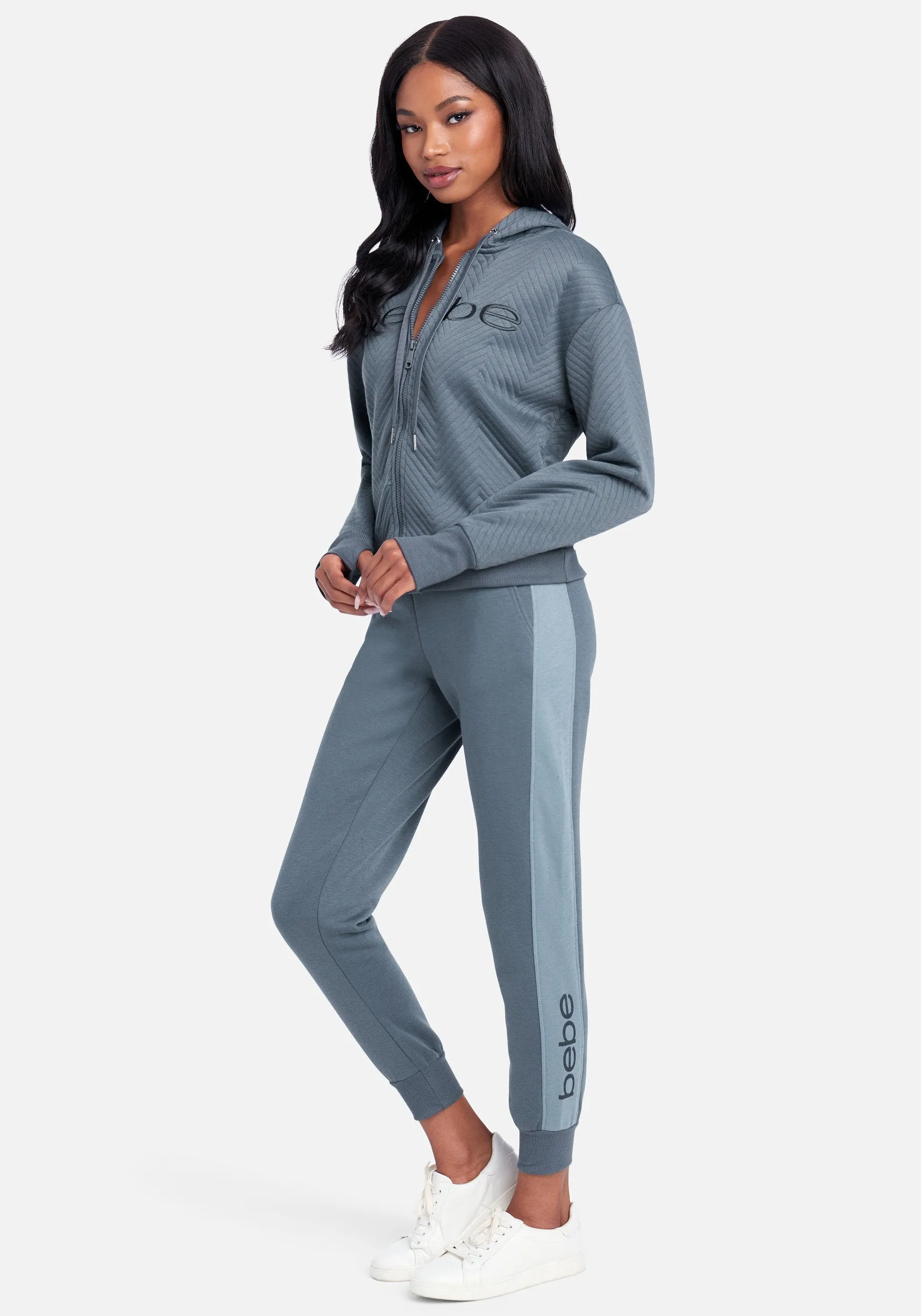 Bebe Contrast Side Insert Jogger