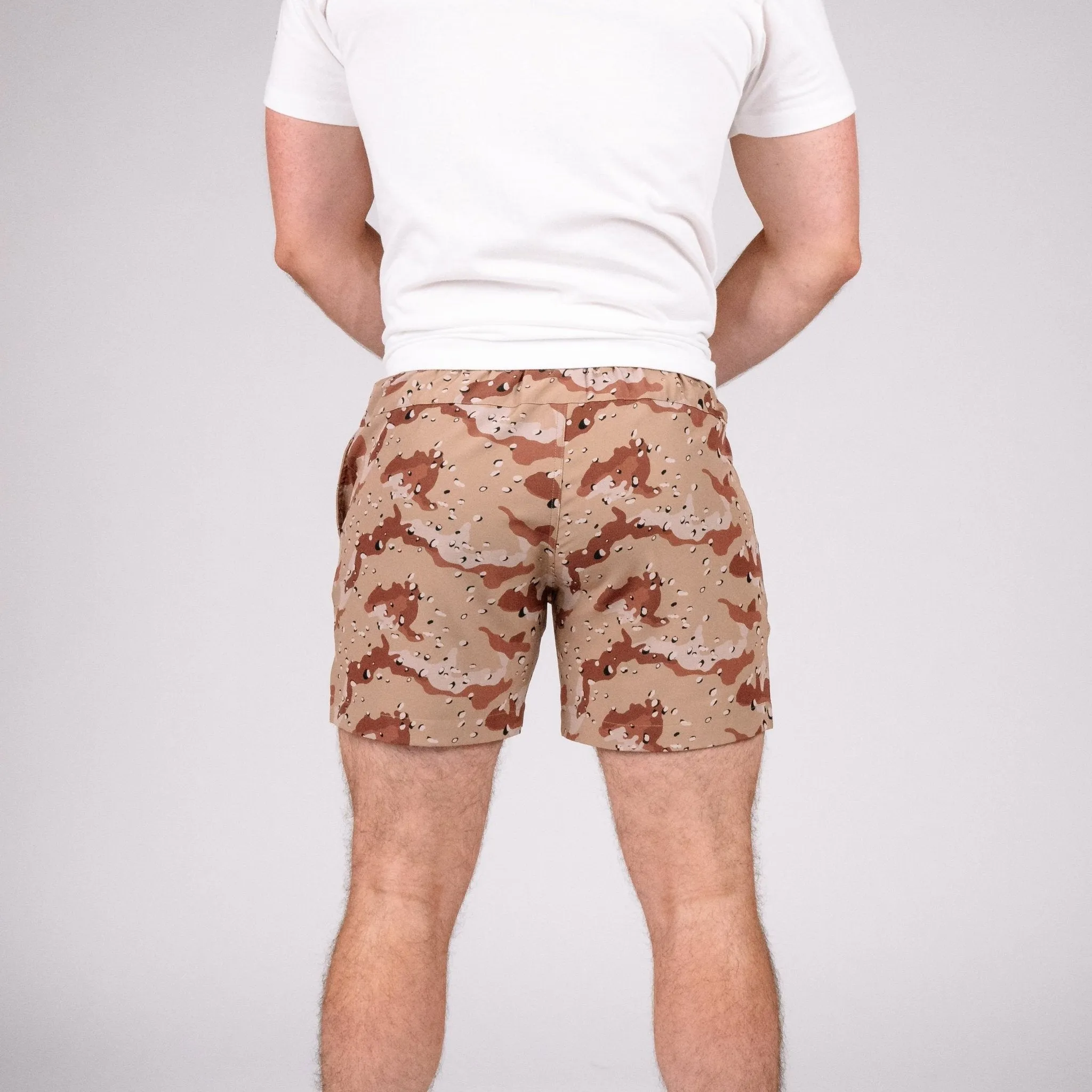 Carrier Training Shorts - Desert Camo 5"