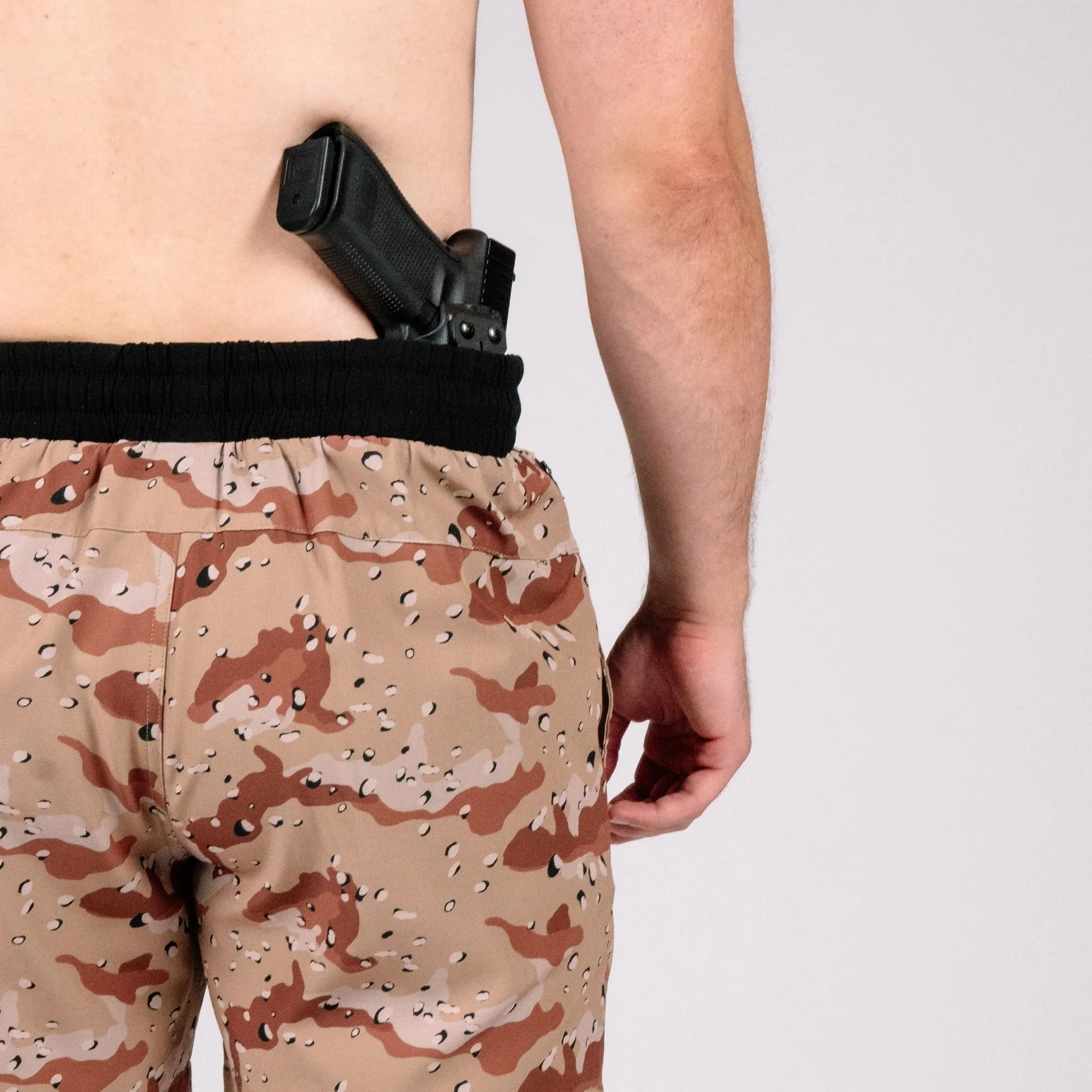 Carrier Training Shorts - Desert Camo 5"