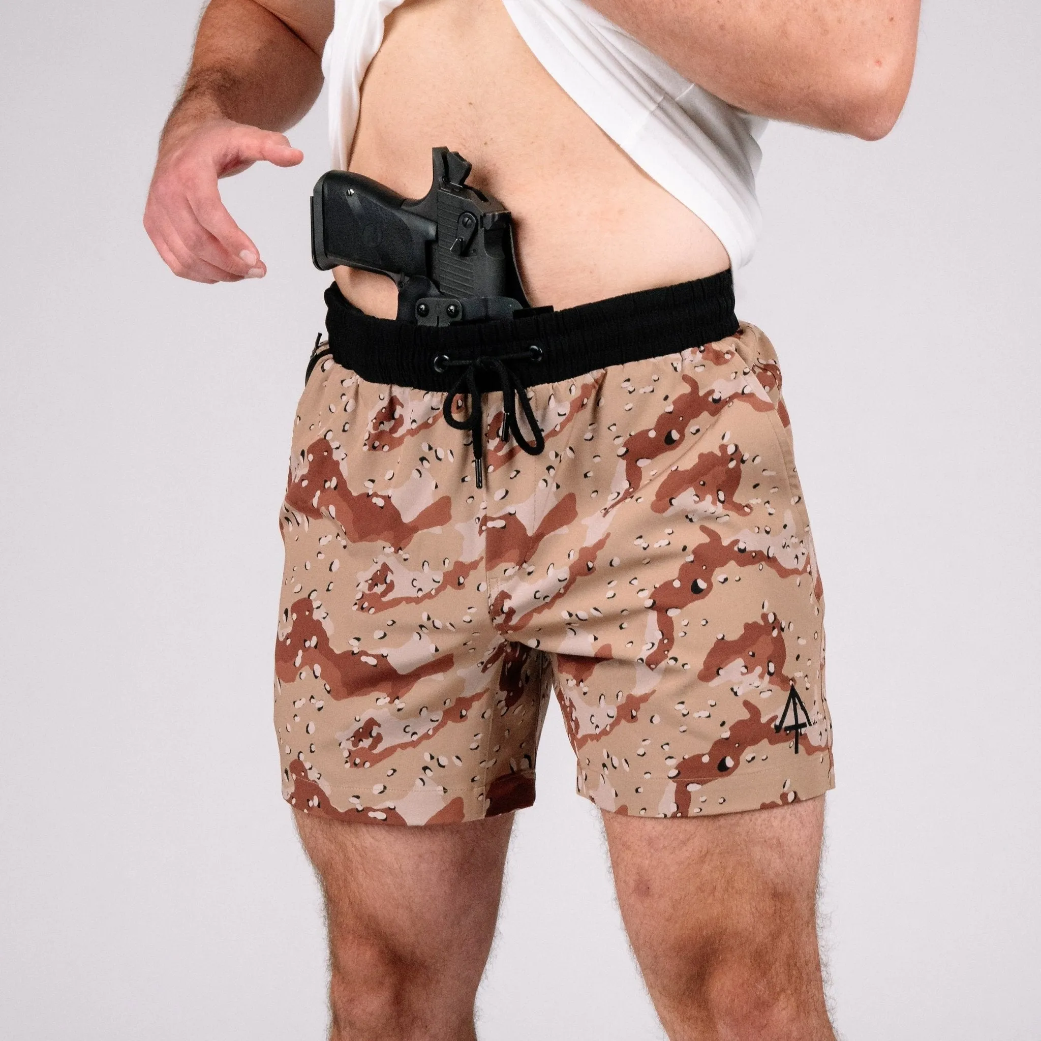 Carrier Training Shorts - Desert Camo 5"
