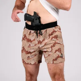Carrier Training Shorts - Desert Camo 5"