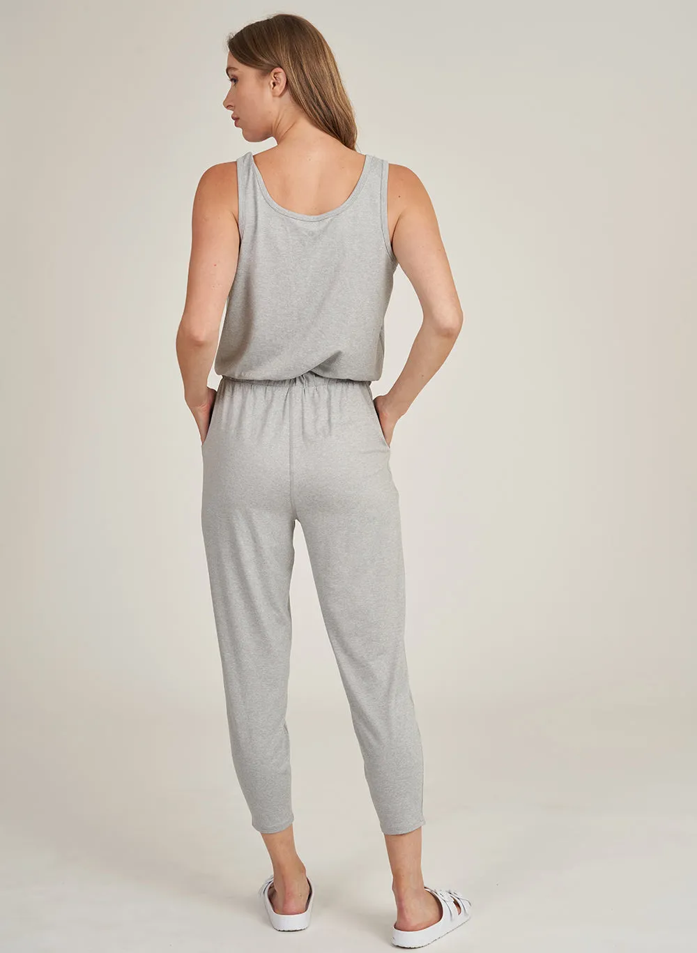 Casual Crop Jumpsuit