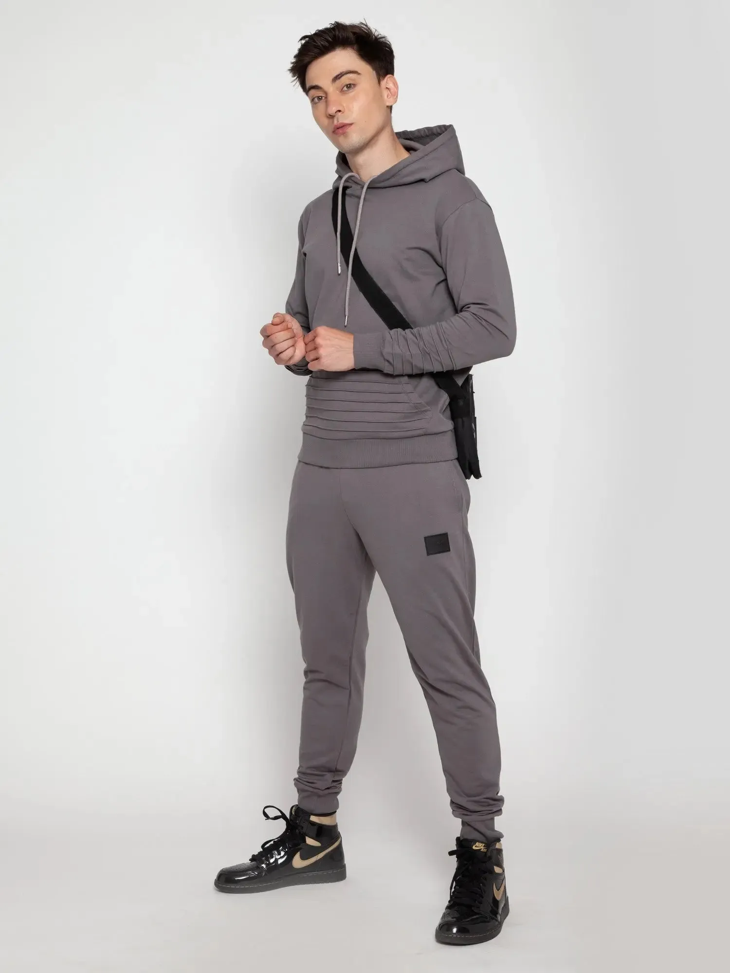 Charcoal Pinstripe Co-ord Set