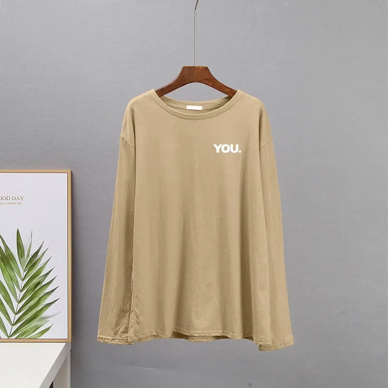 Cotton Soft Script Plus Size Shirt
