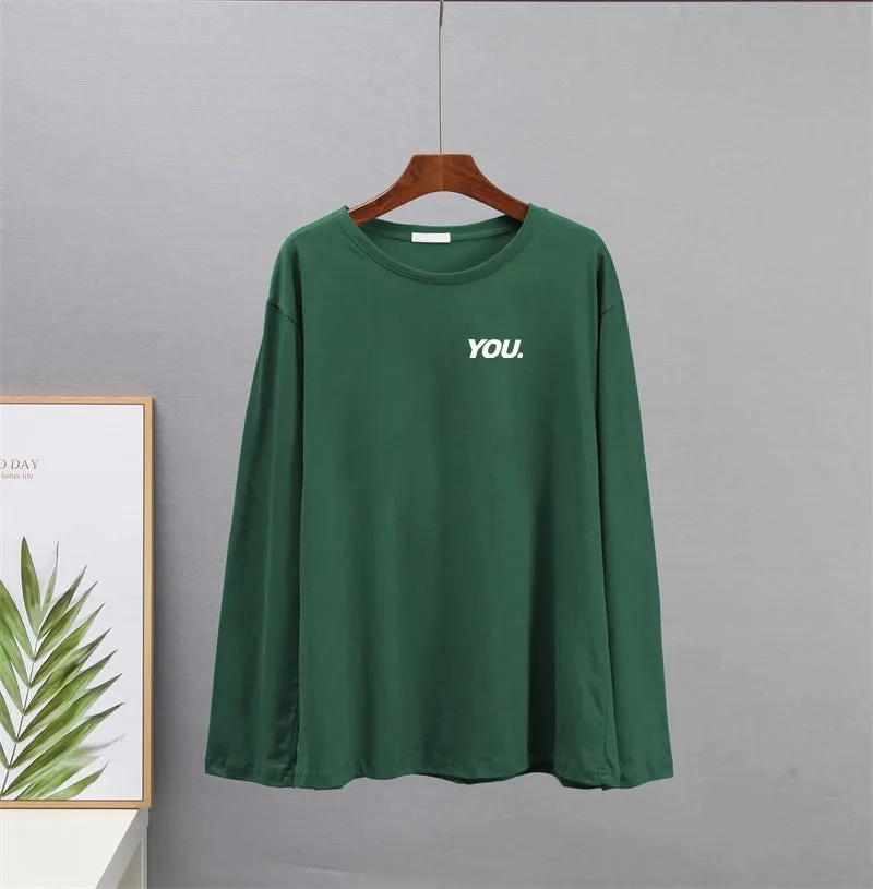 Cotton Soft Script Plus Size Shirt