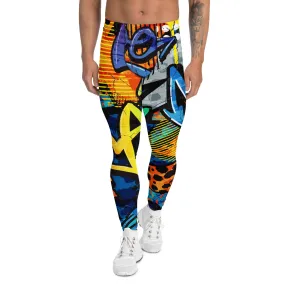 Crazy Graffiti Men's Leggings