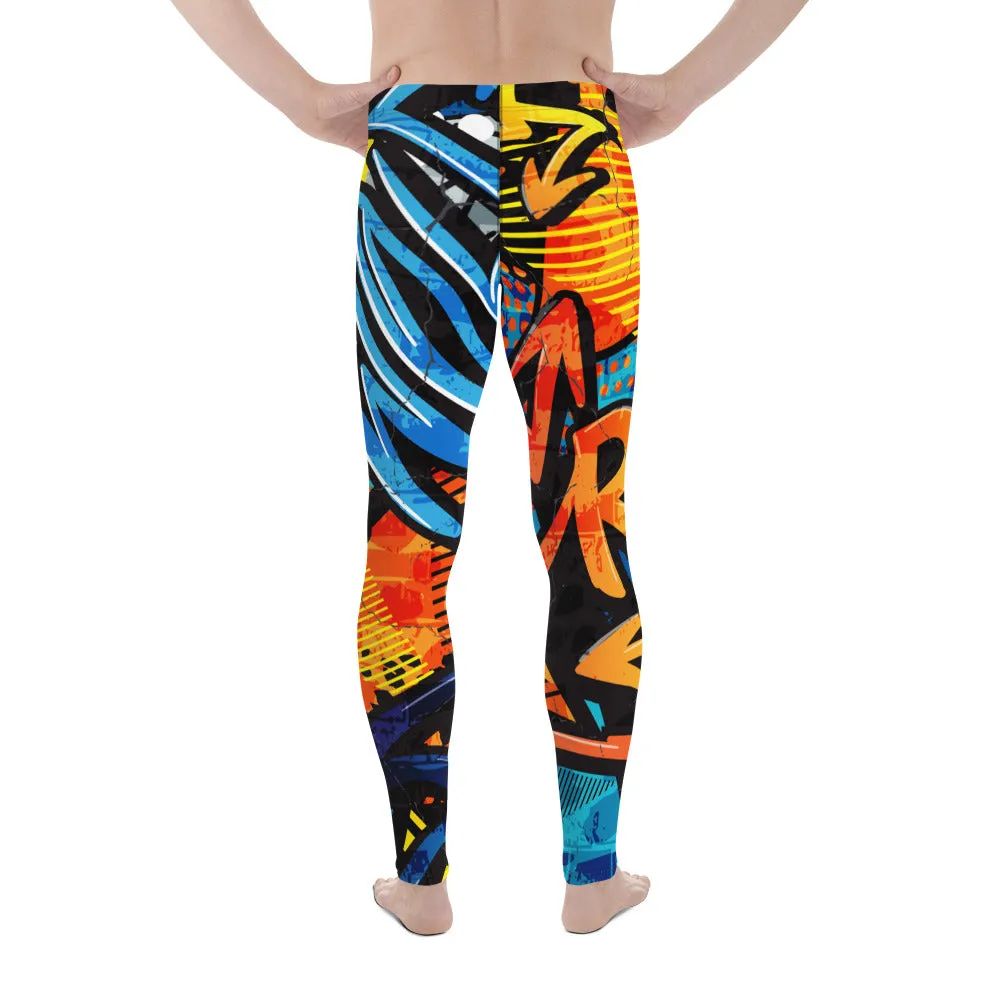 Crazy Graffiti Men's Leggings