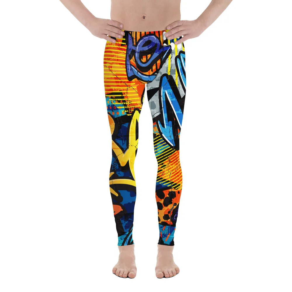 Crazy Graffiti Men's Leggings