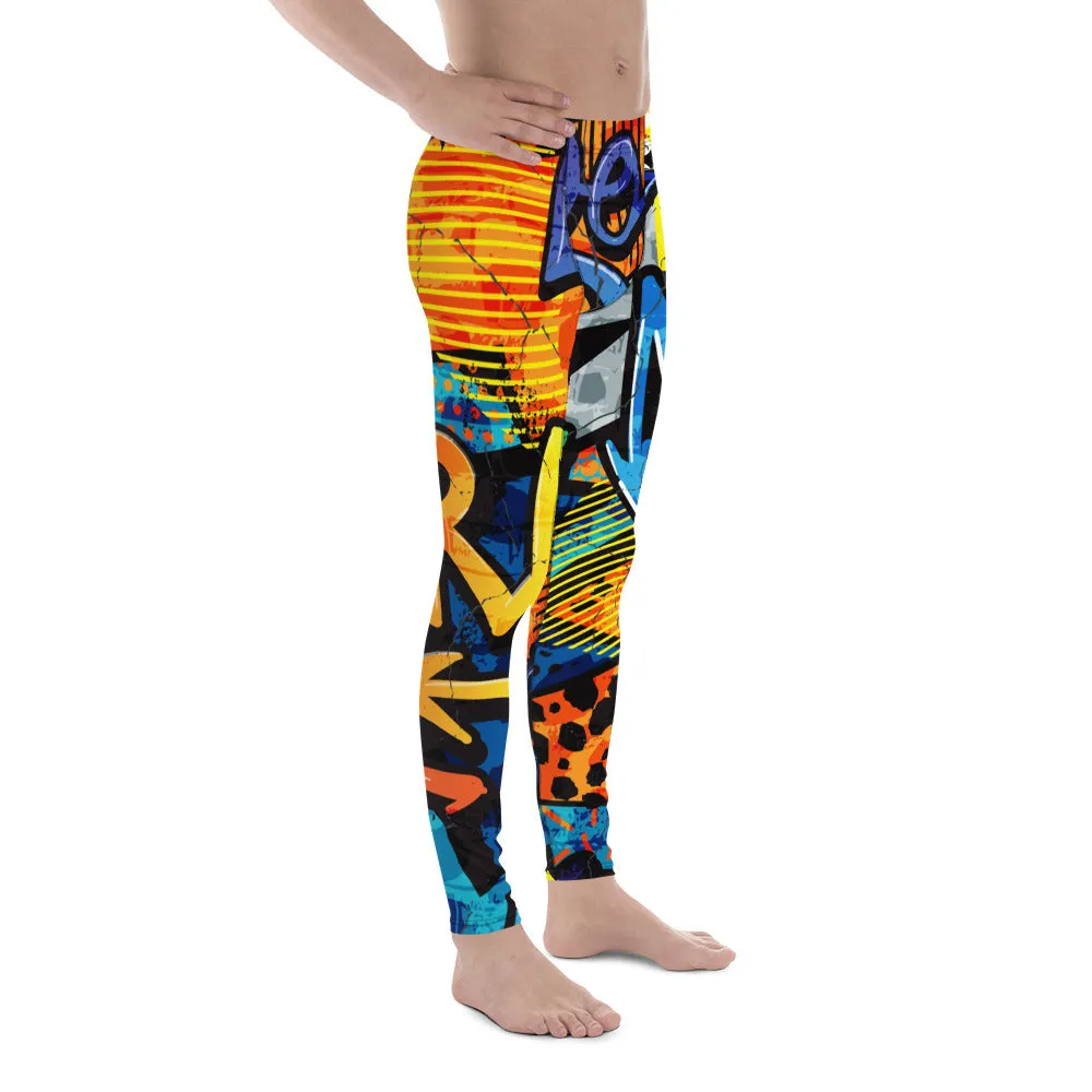 Crazy Graffiti Men's Leggings