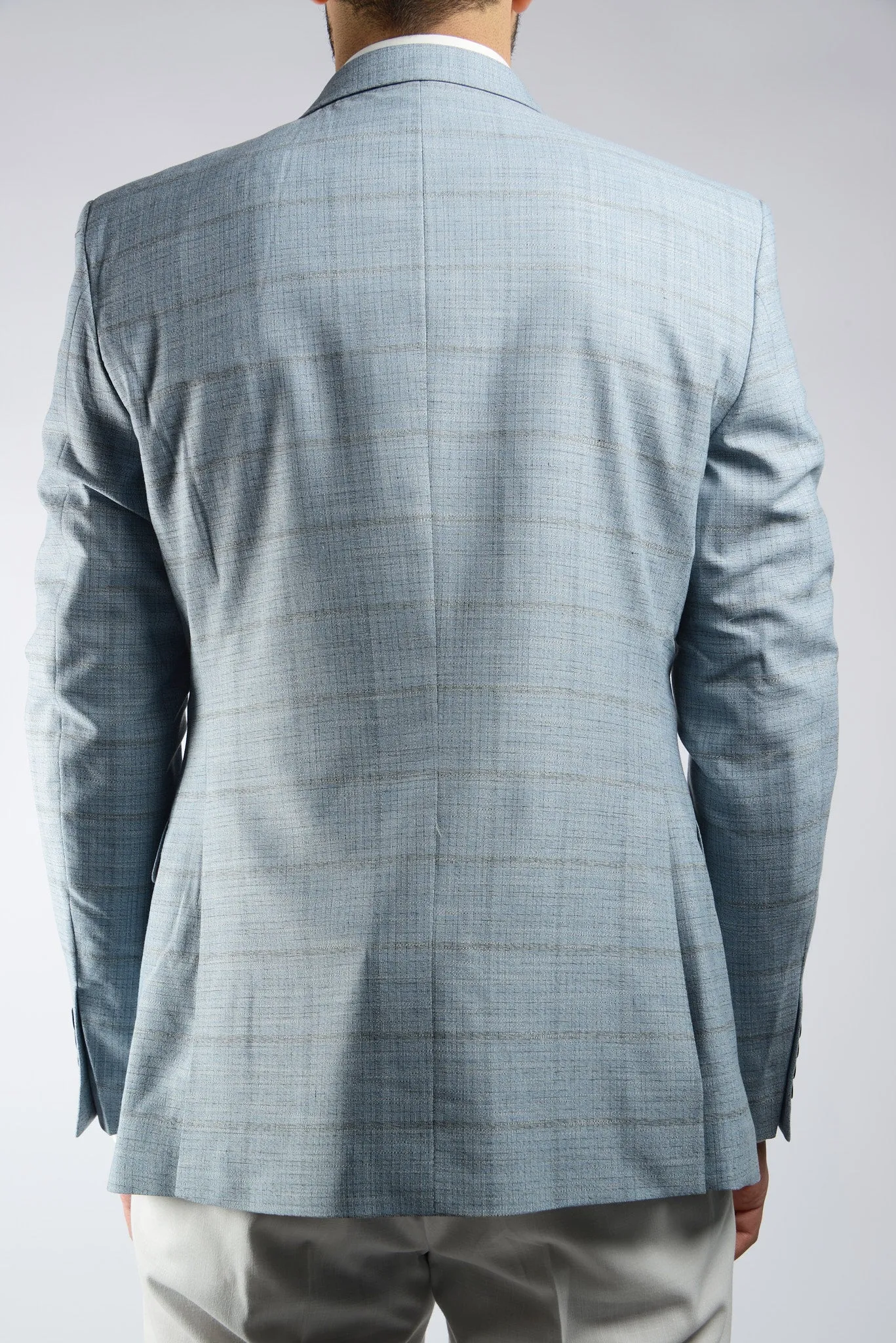 Euro Windowpane Blazer