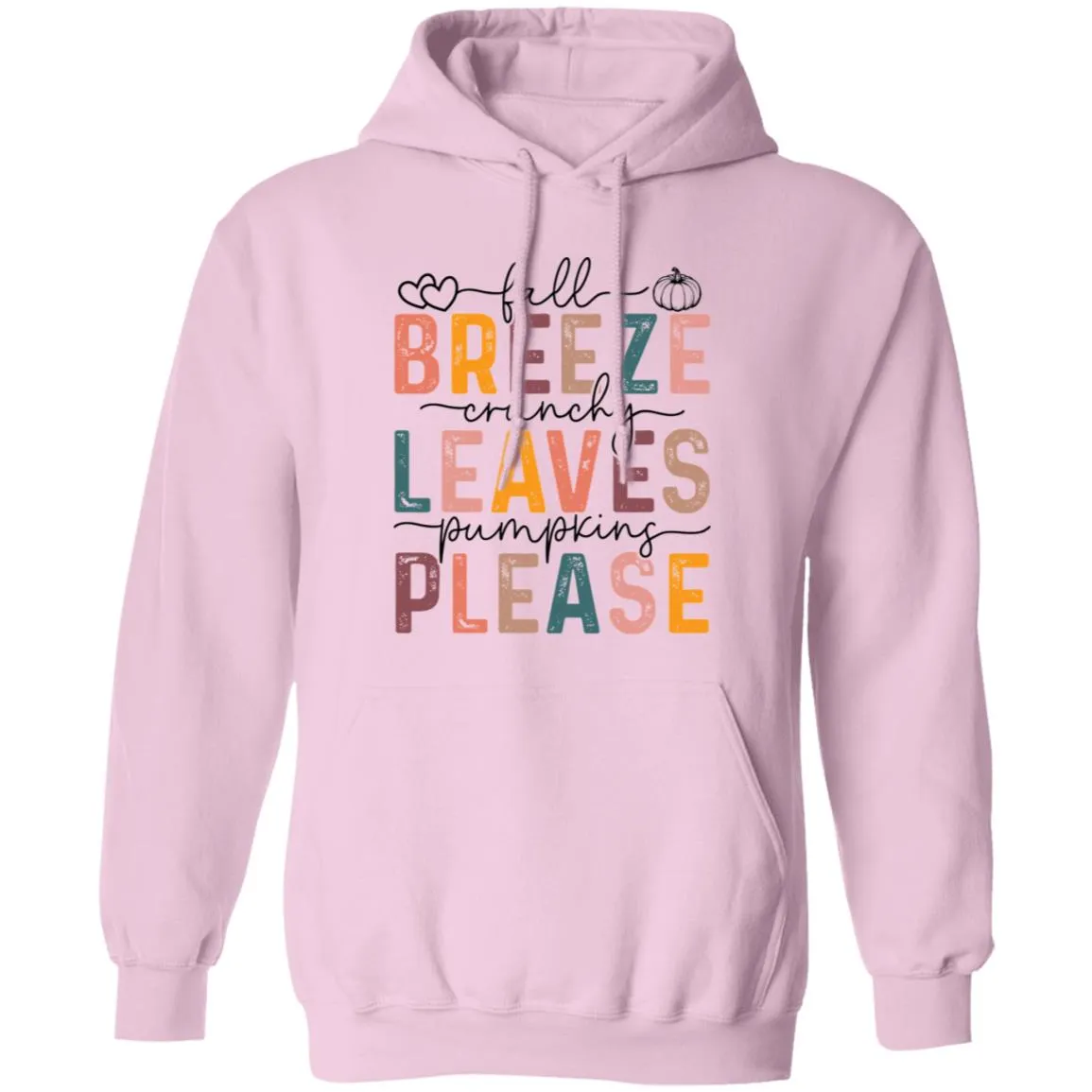 Fall Breeze Unisex Casual Autumn Thanksgiving Graphic Tees Halloween Pullover Hoodie