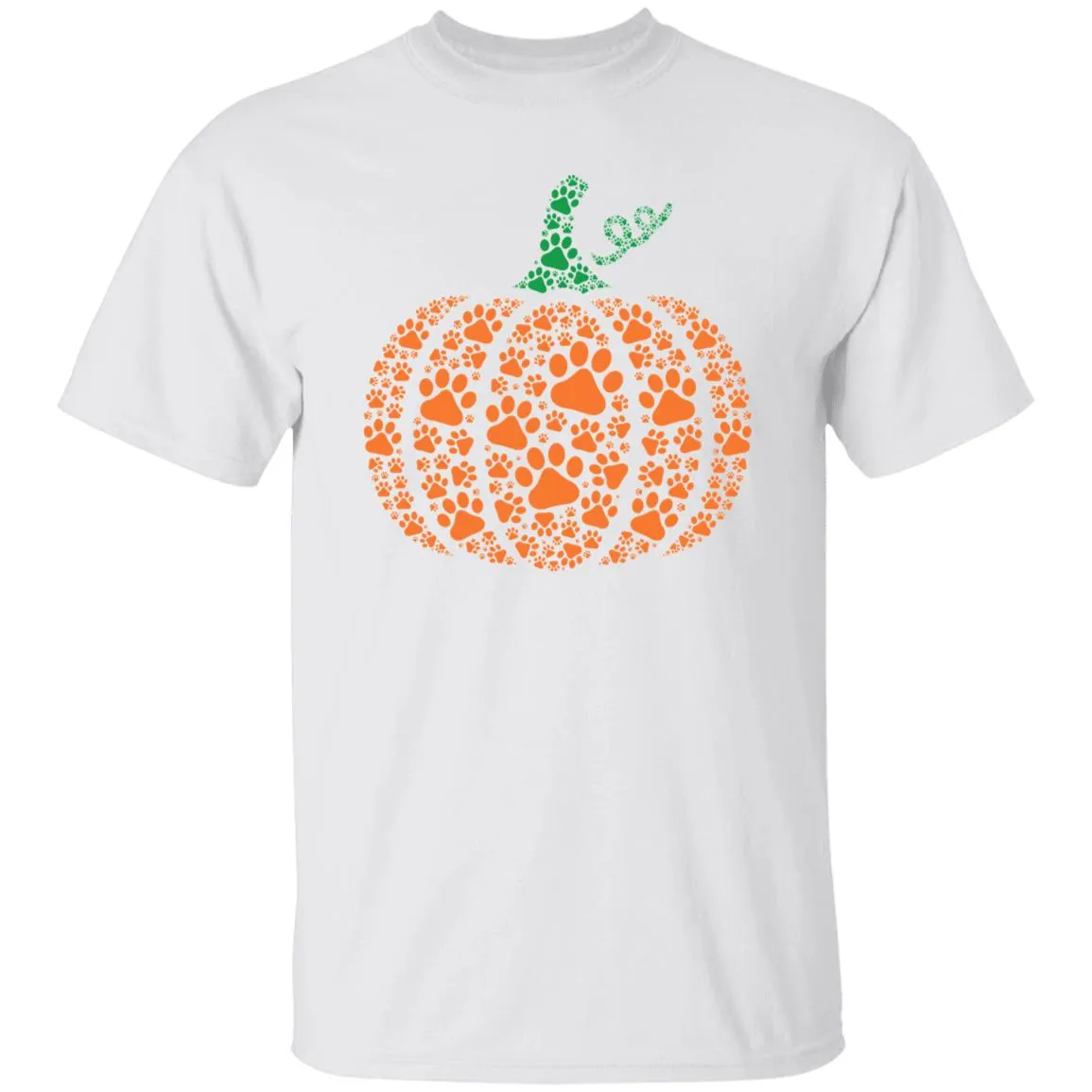 Fall Paw Pumpkin Shirts Casual Autumn Thanksgiving Graphic Tees Halloween Tops