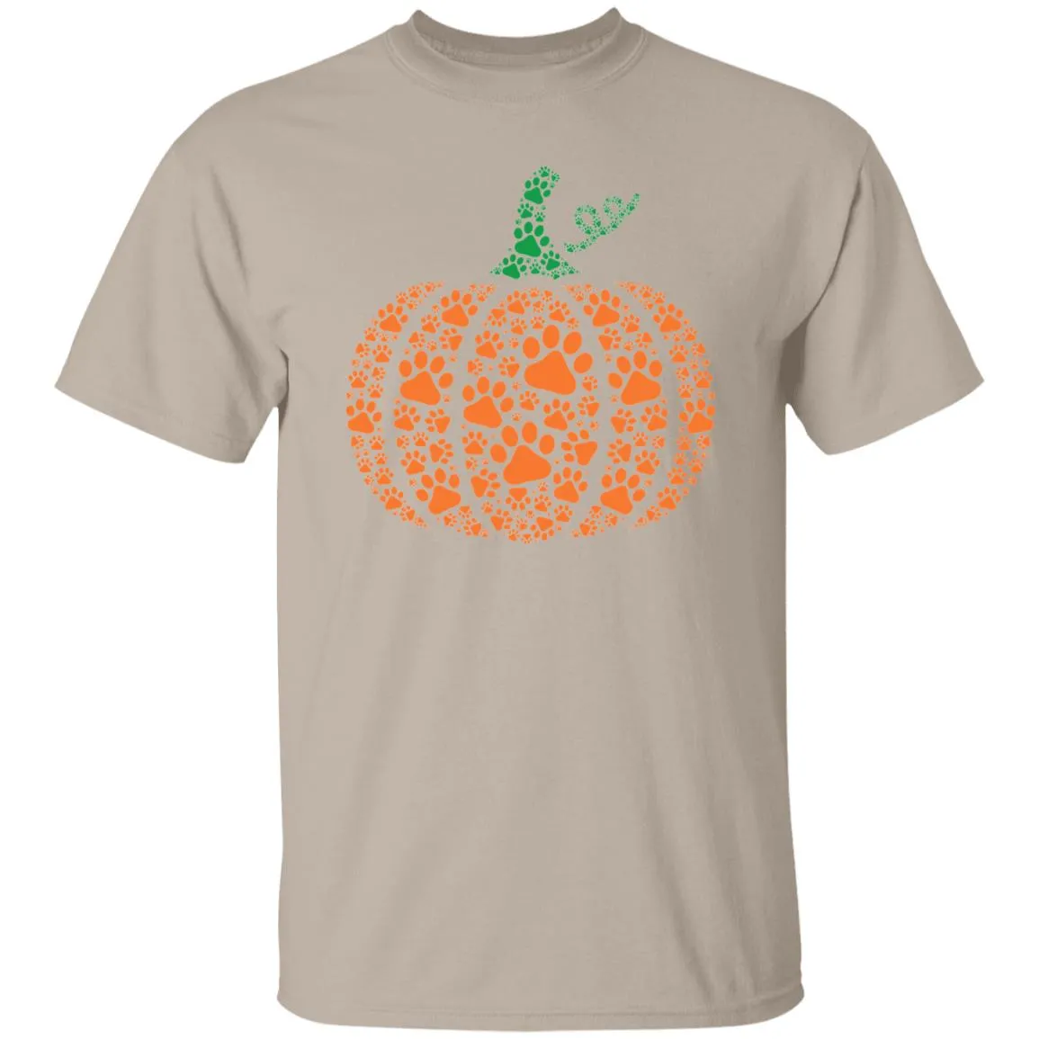 Fall Paw Pumpkin Shirts Casual Autumn Thanksgiving Graphic Tees Halloween Tops