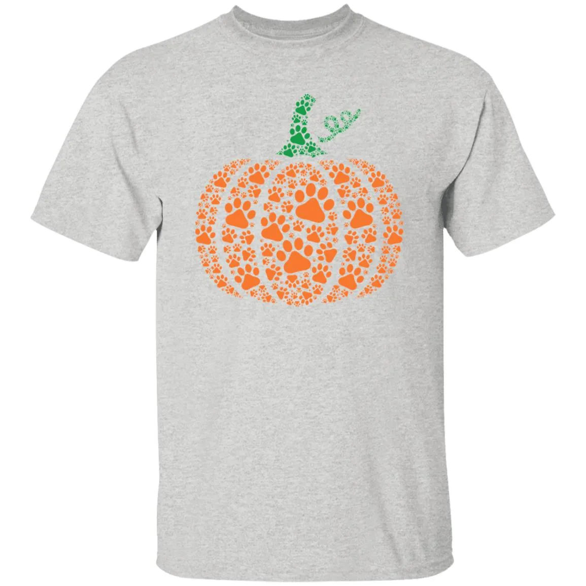 Fall Paw Pumpkin Shirts Casual Autumn Thanksgiving Graphic Tees Halloween Tops