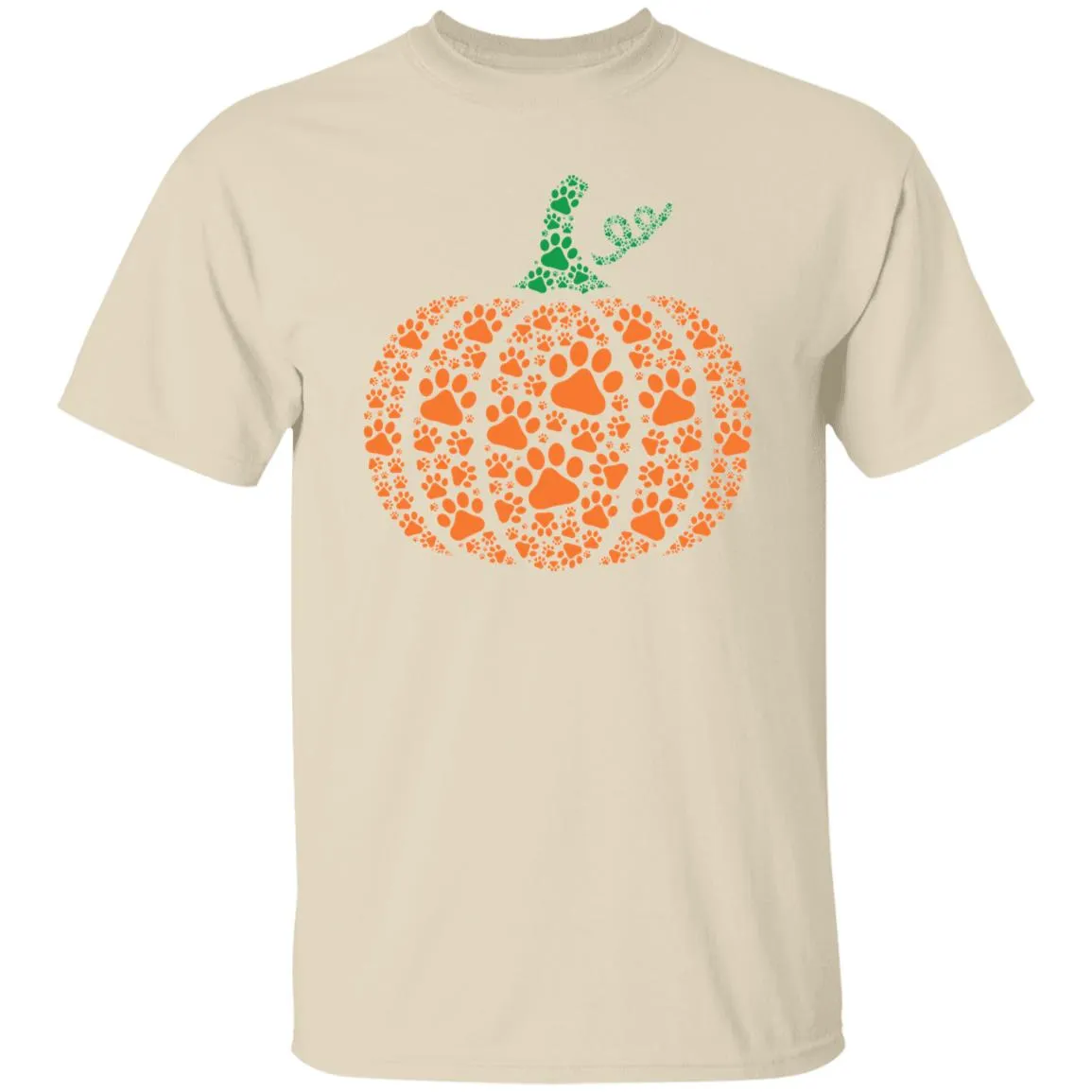 Fall Paw Pumpkin Shirts Casual Autumn Thanksgiving Graphic Tees Halloween Tops