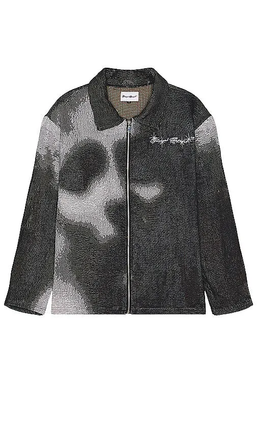 Funeral Apparel Ghost Tapestry Jacket in Black