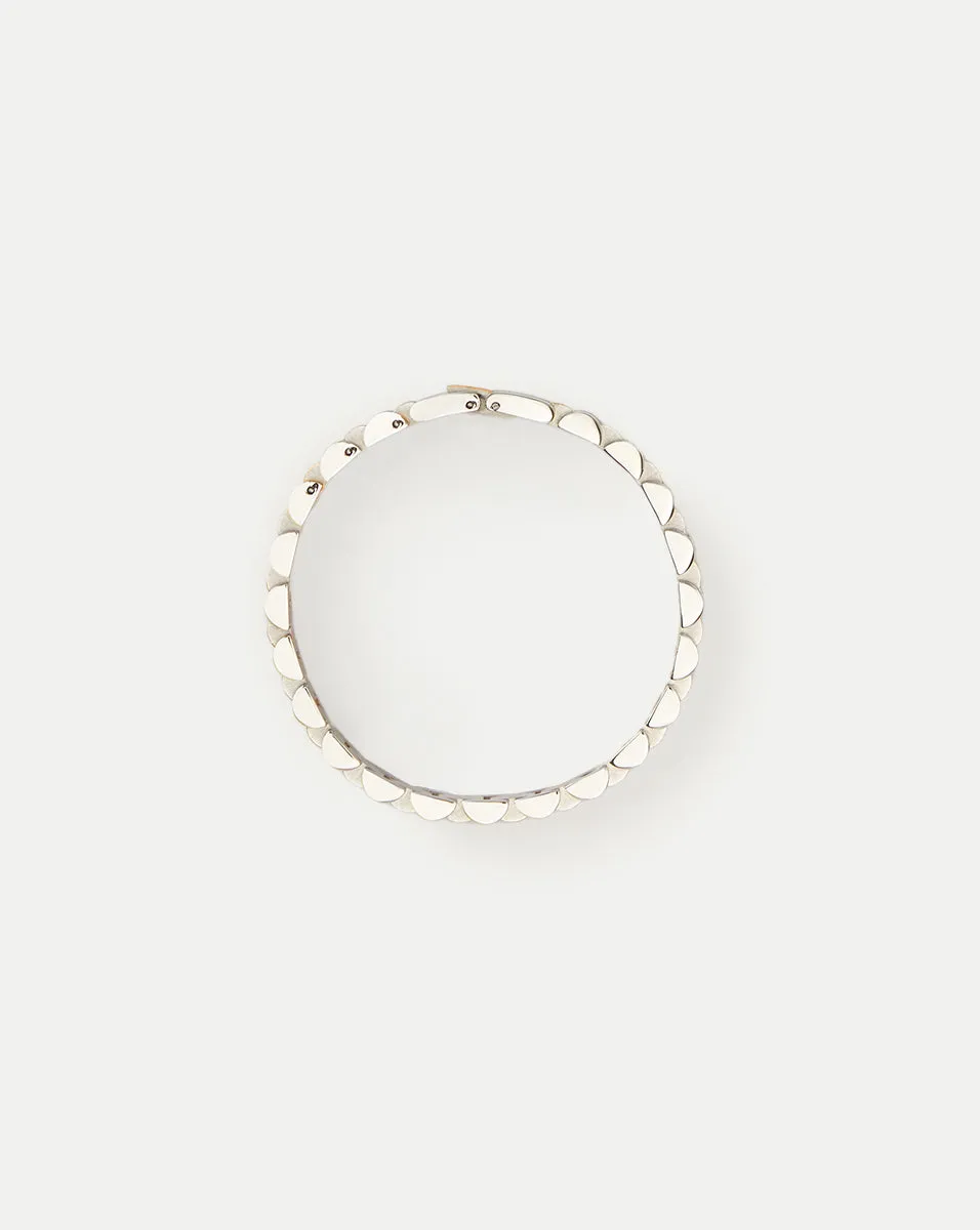 Gold and Silver Watch Band Bracelet