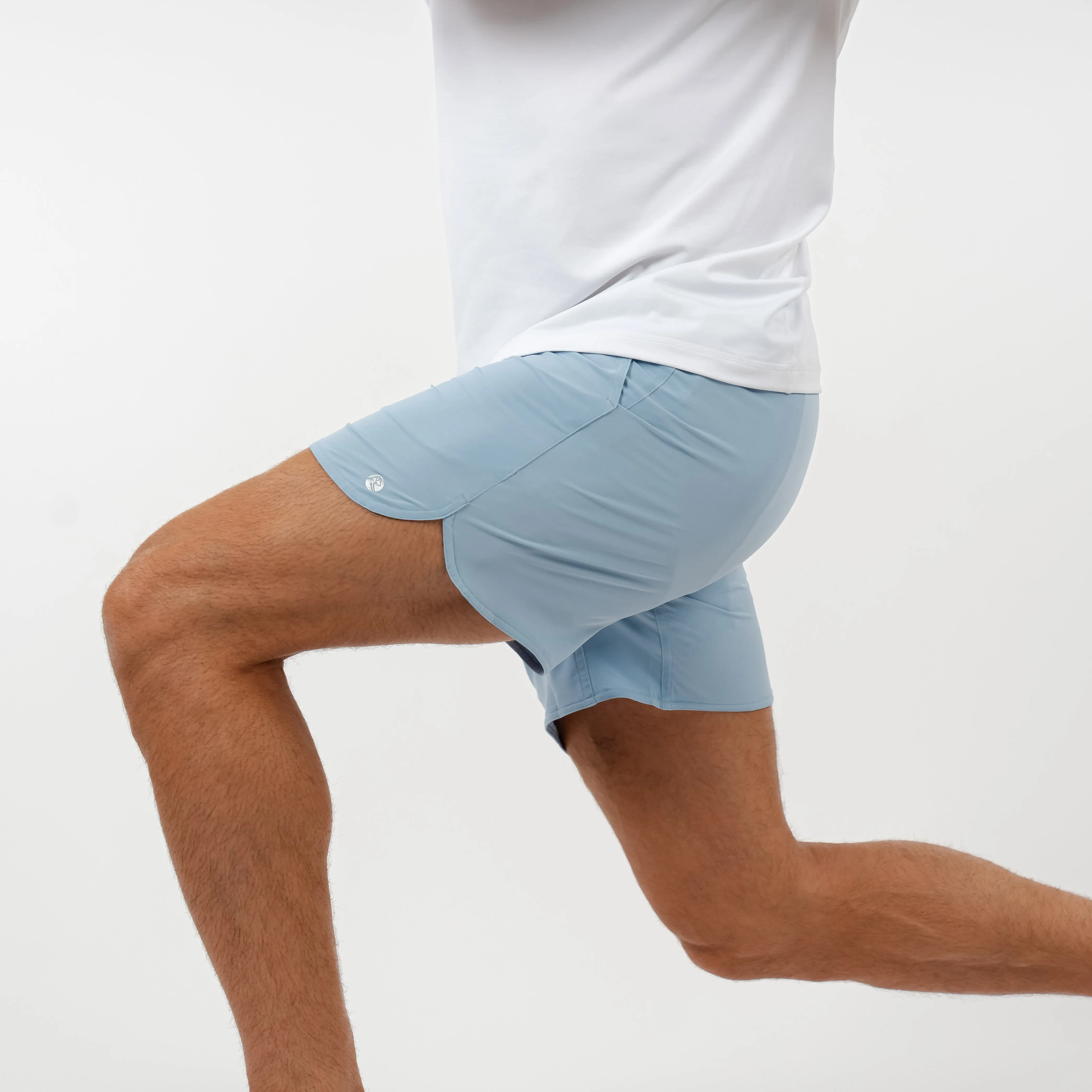 Grit Gym Short | Solid - Ice Pick Blue