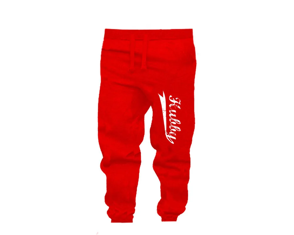 Hubby and Wifey Couple Matching Hoodie & Jogger Pants Set