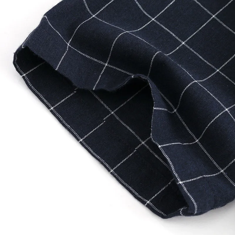 INCERUN NEW Men Tops Plaid Shirts Beach Short Sleeve Social Shirt Dress Fashion Clothes Loose Fit Tropical Vacation Camisa Tee