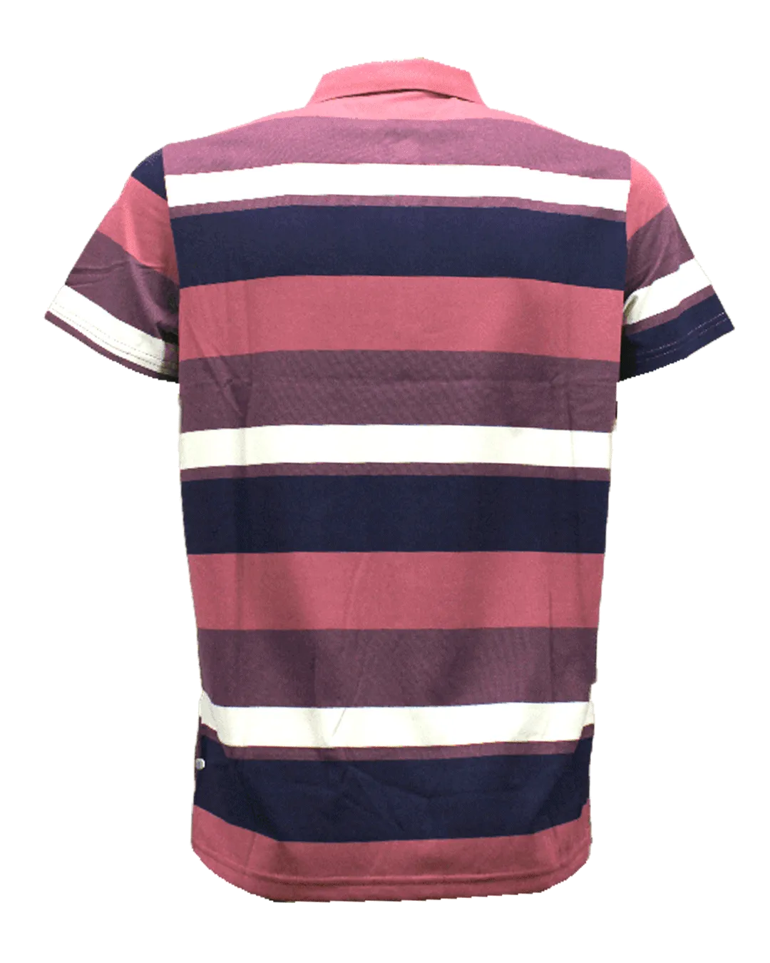 KG Wear Pink S/S Striped Golfer
