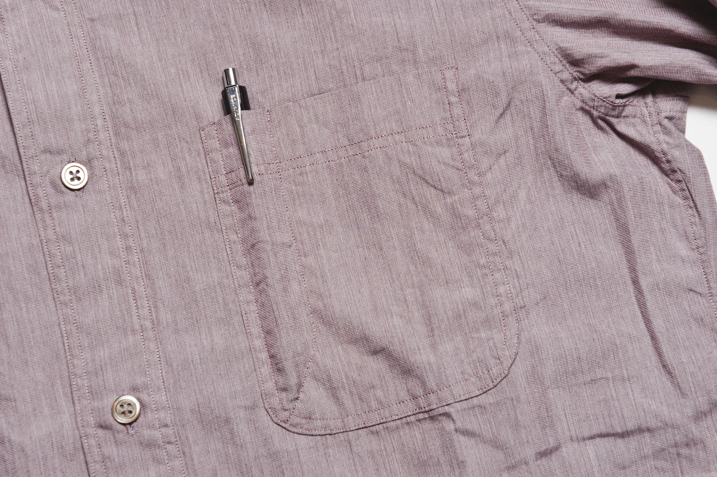 Livingstone Cotton Shirt in Burgundy