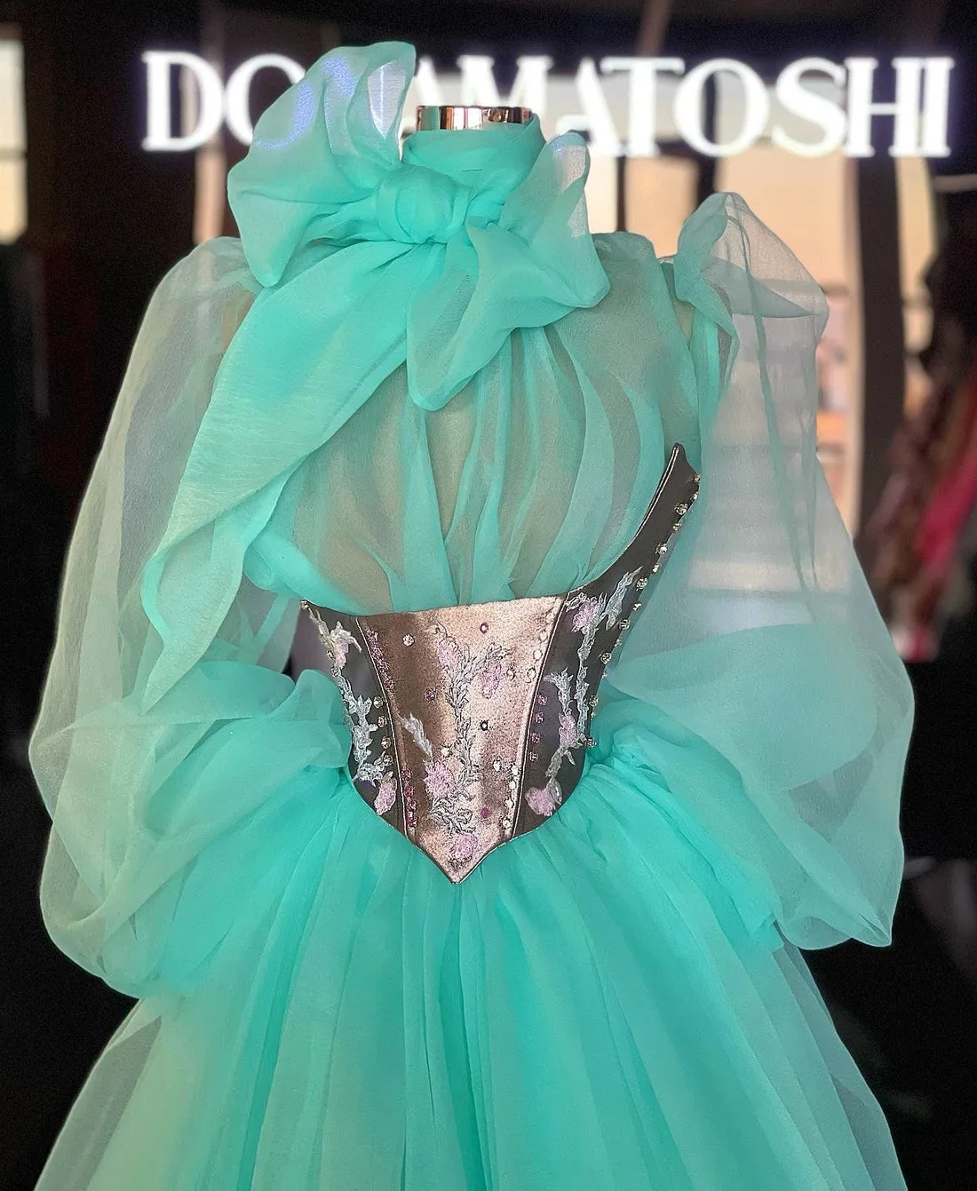 Maryam Blue Evening Dress
