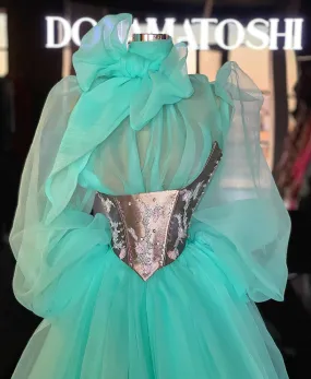 Maryam Blue Evening Dress