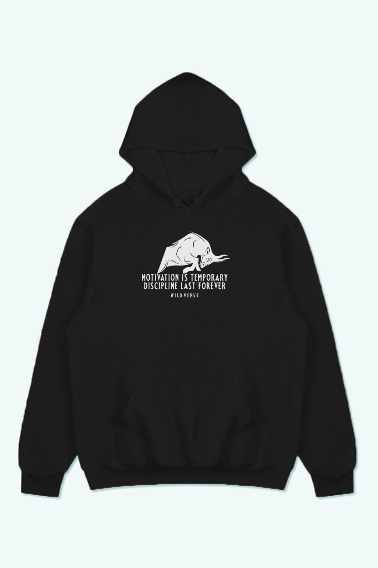 MOTIVATION IS TEMPORARY HOODIE (BLACK)