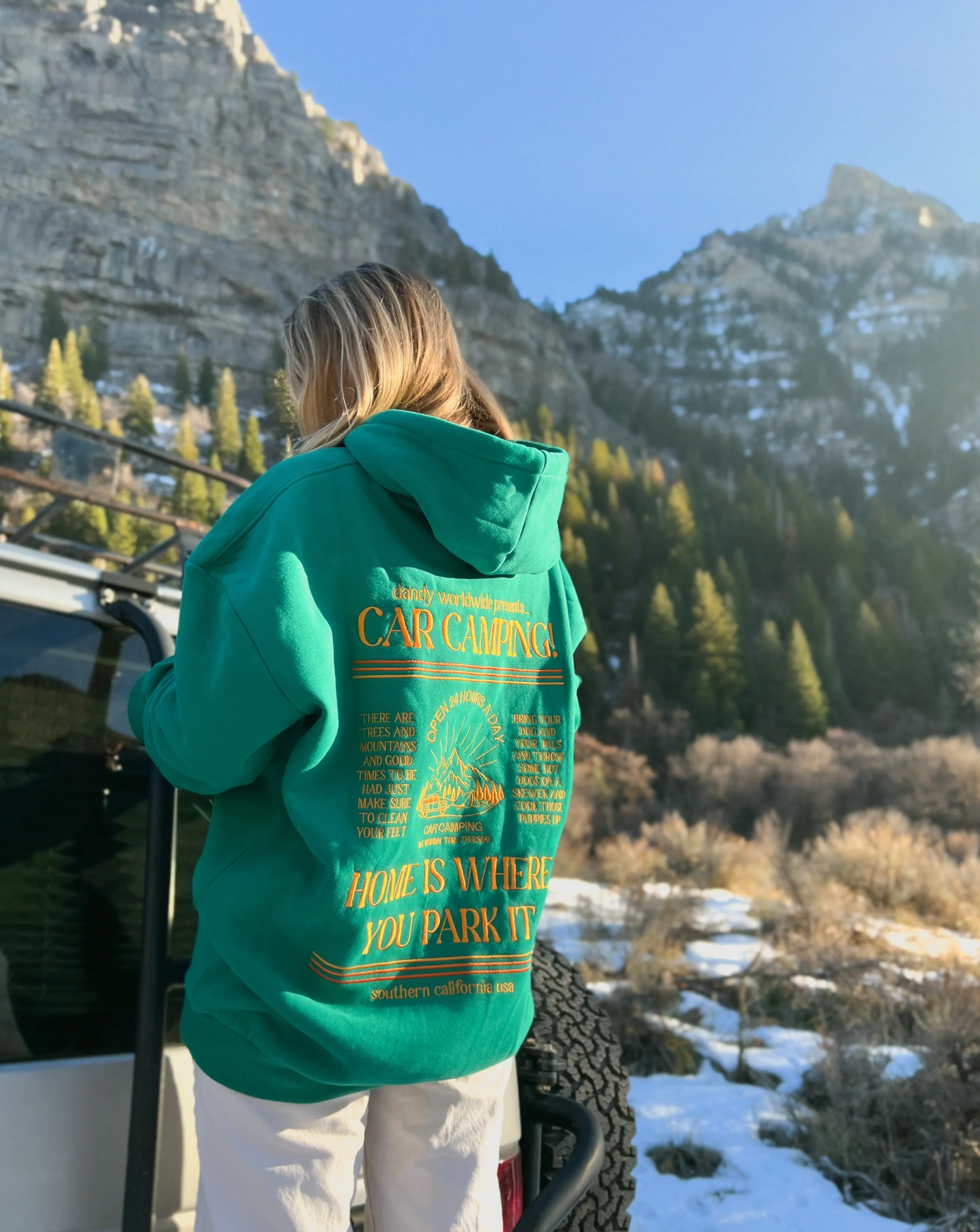 Oversized Lux Hoodie for Car Camping