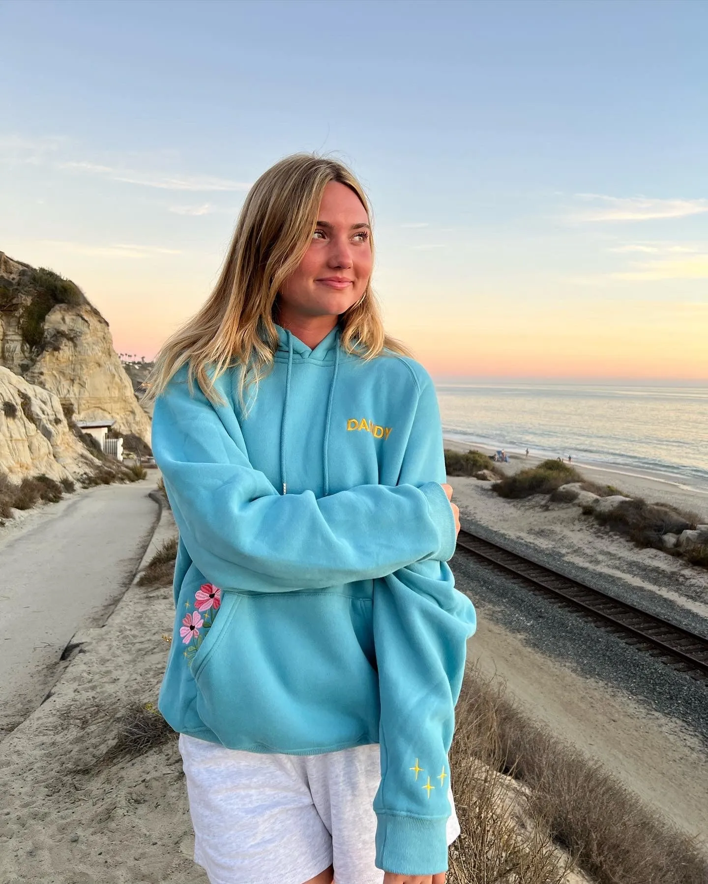 Cozy Oversized Blue Lux Hoodie for Effortless Style – Perfect Gift Giving Alternative