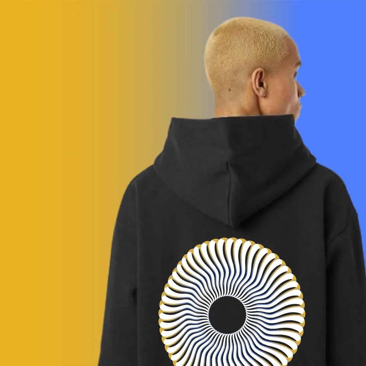Radial Well Supima® French Terry Cotton Hoodie