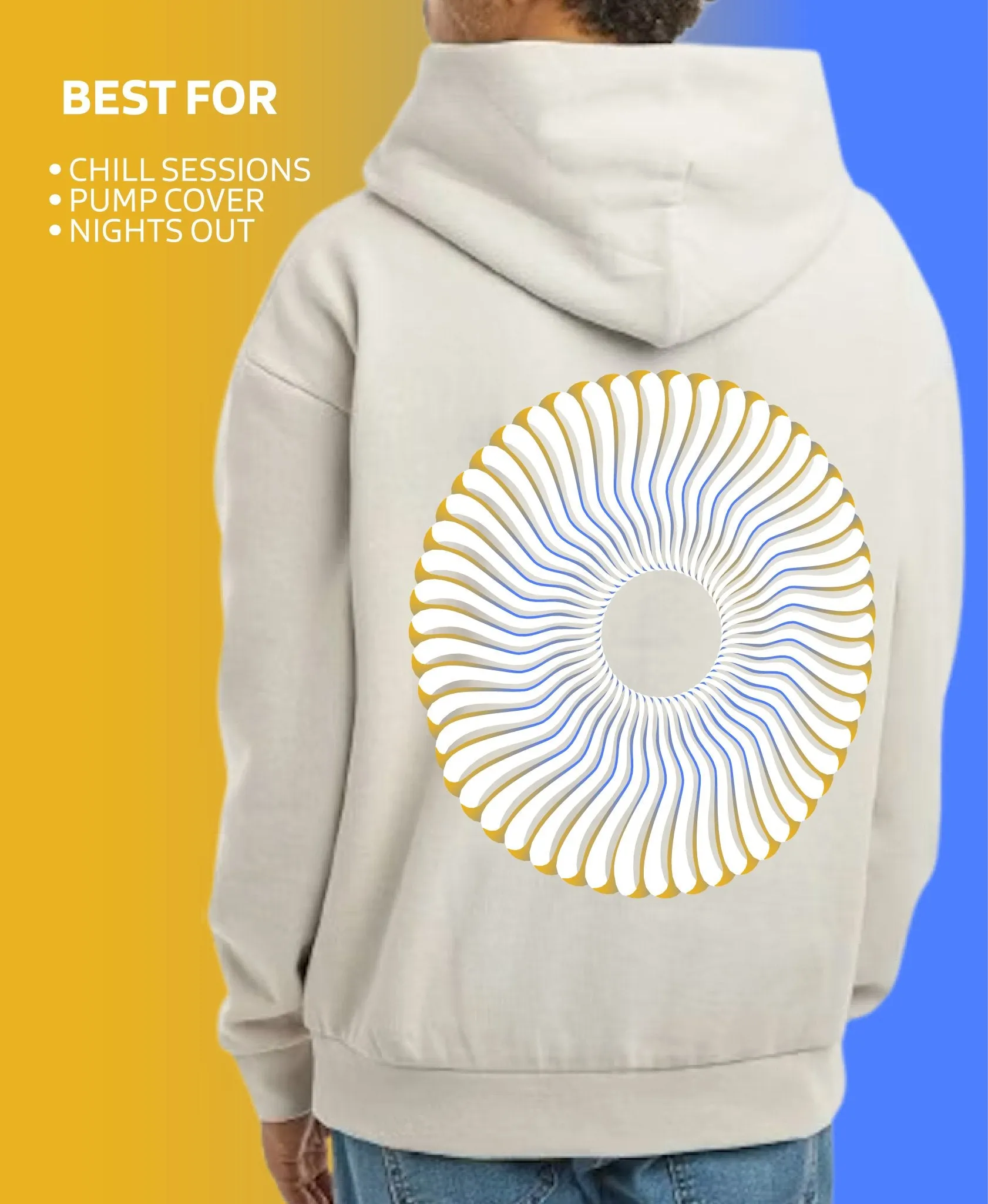 Radial Well Supima® French Terry Cotton Hoodie