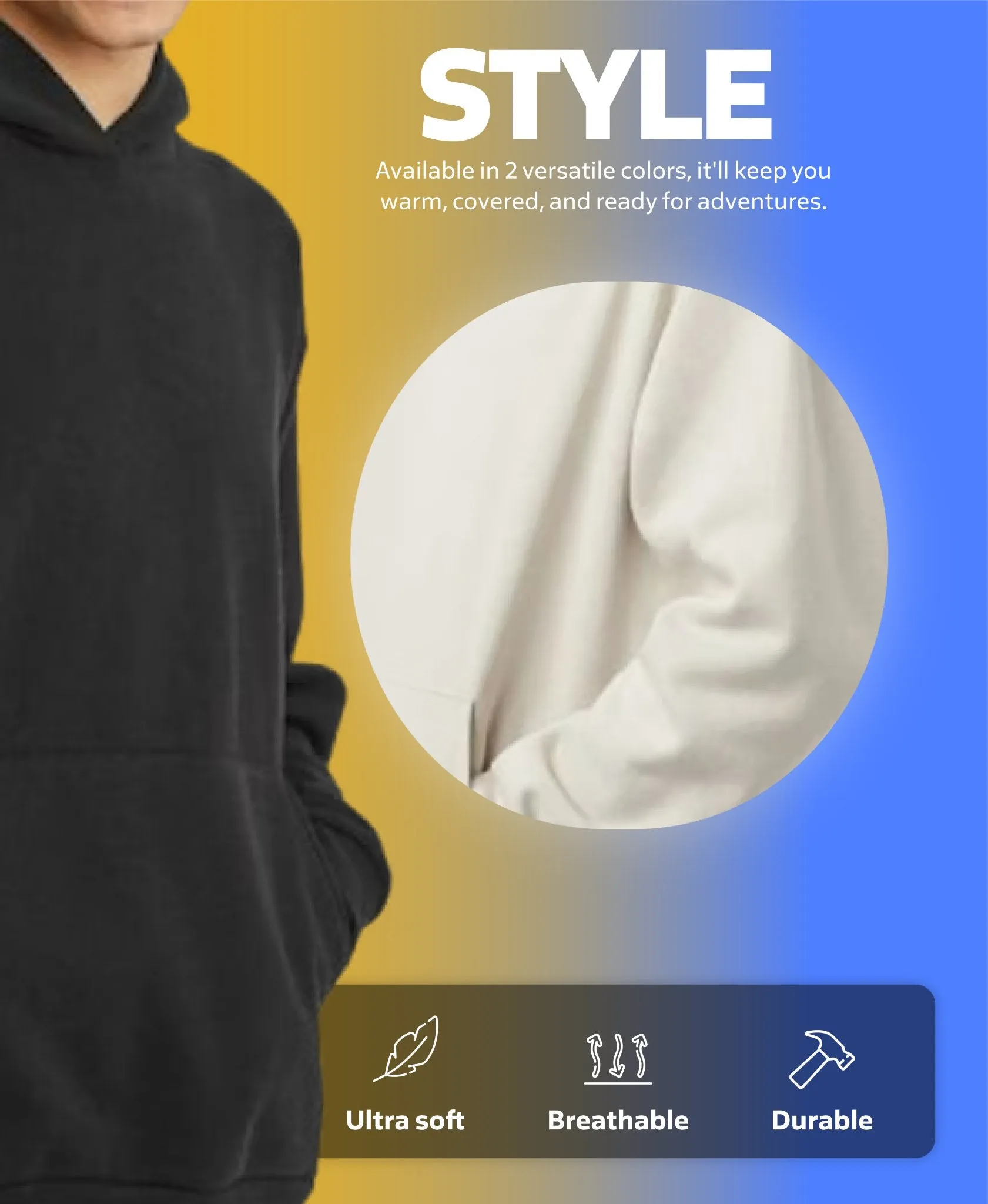 Radial Well Supima® French Terry Cotton Hoodie