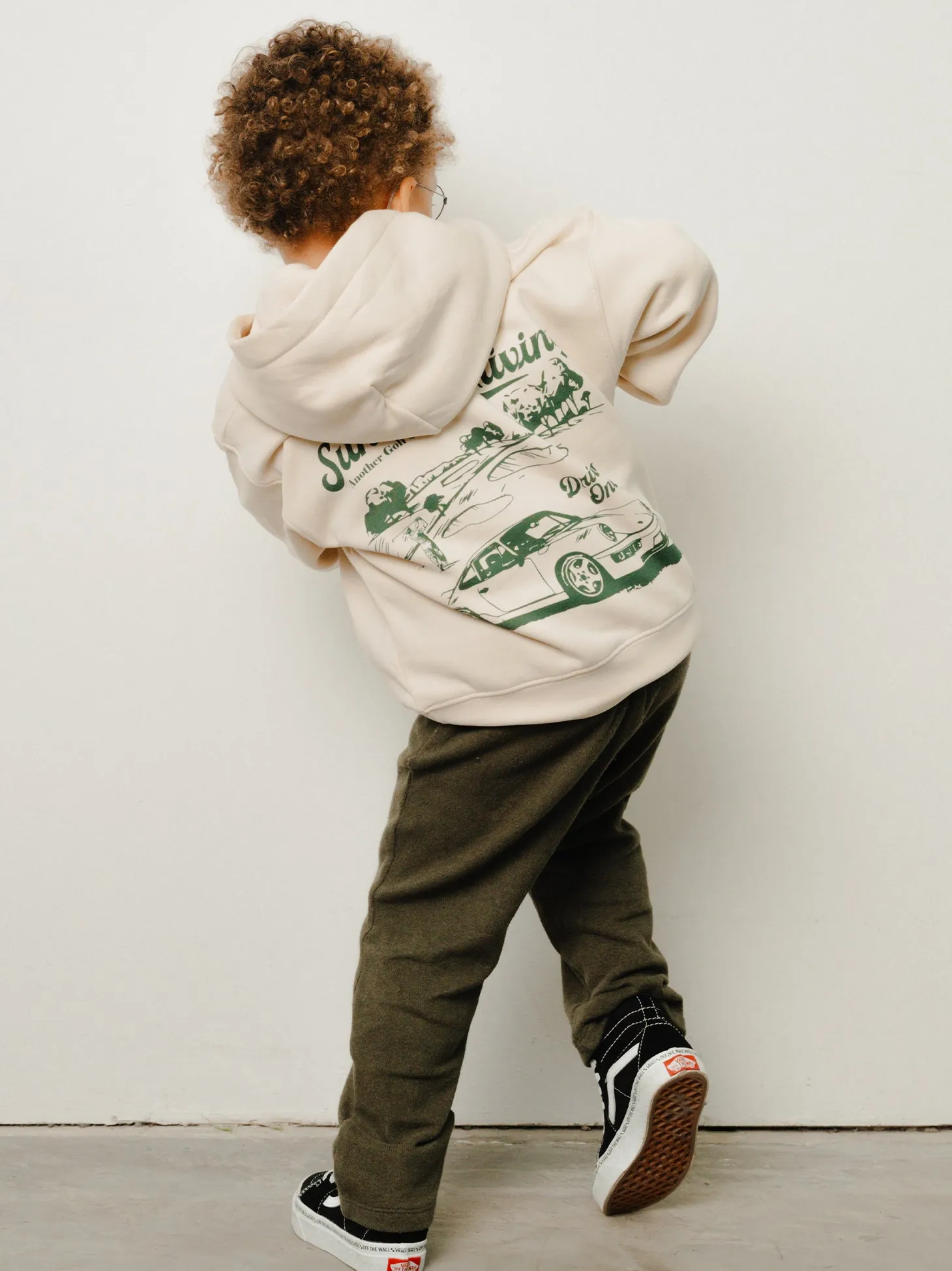Sunday Driving Organic Oversize Kids Hoodie