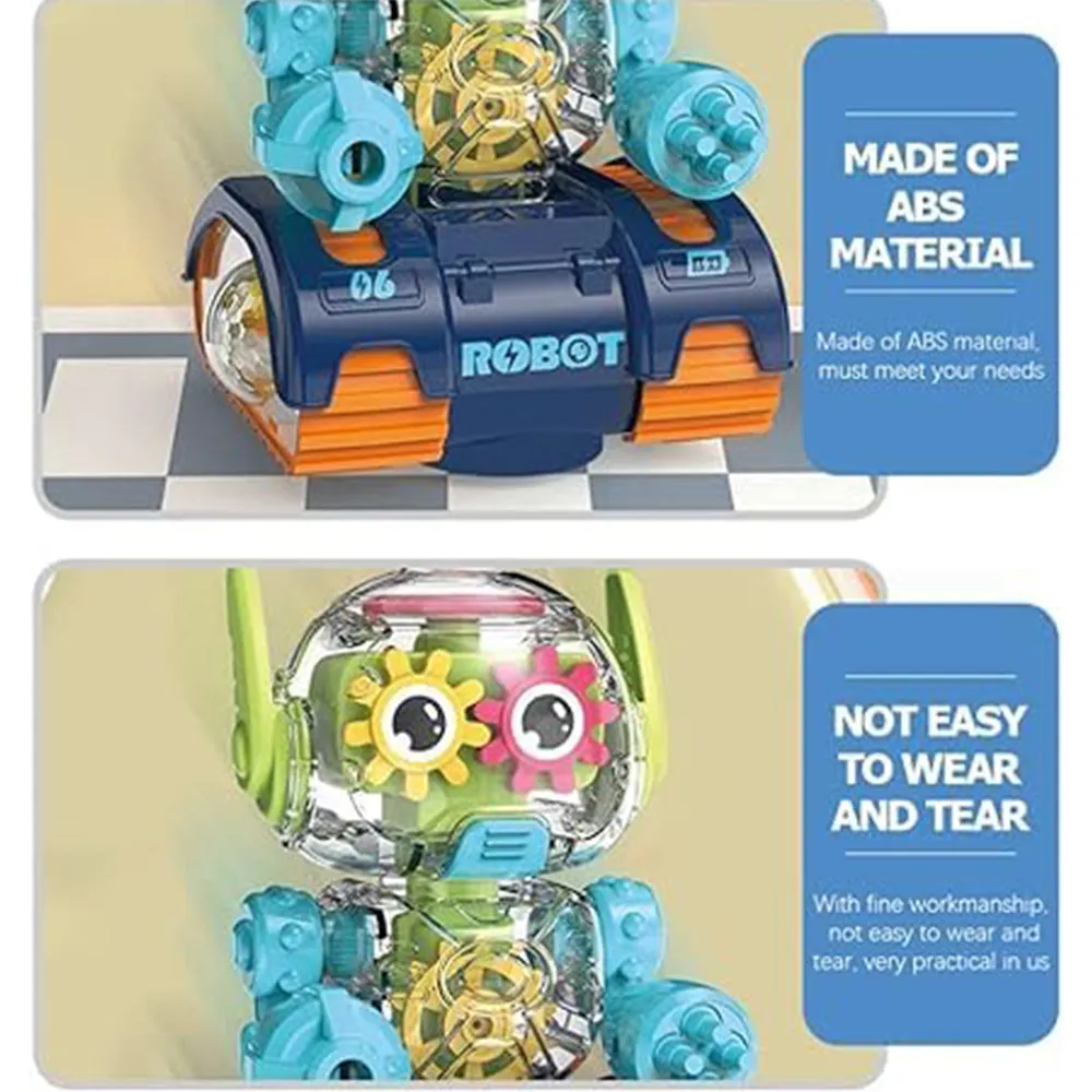 TRANSPARENT ROBOT TOY FOR KIDS