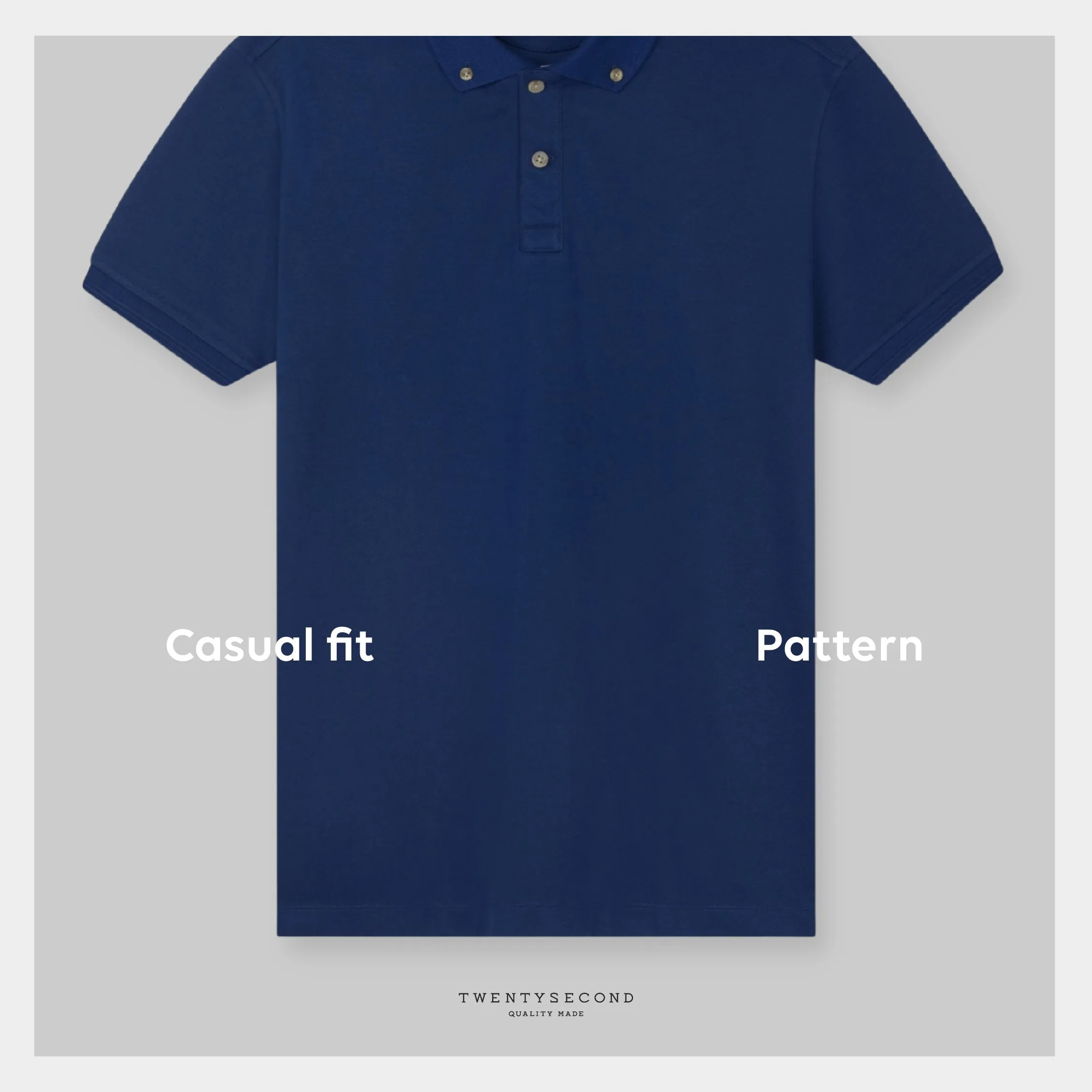 TYLER POLO TEE - DARK GREY