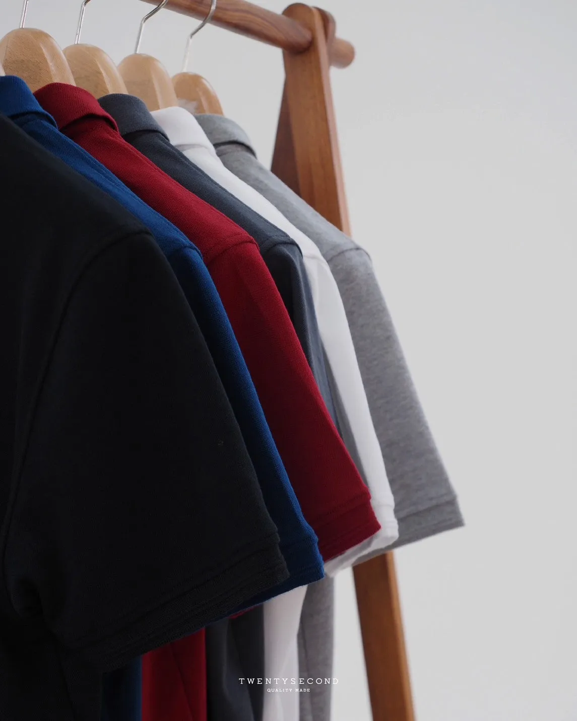 TYLER POLO TEE - DARK GREY