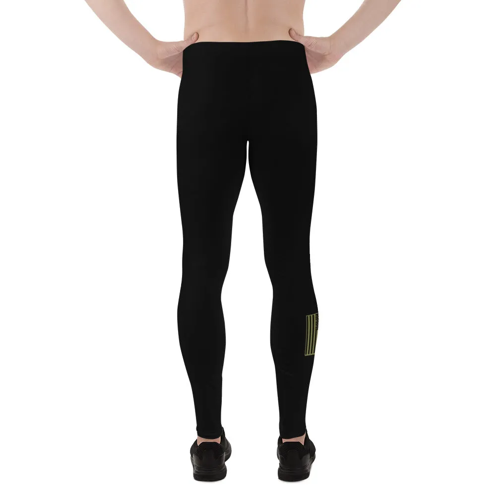 USA Flag (OD green) - Men's Leggings