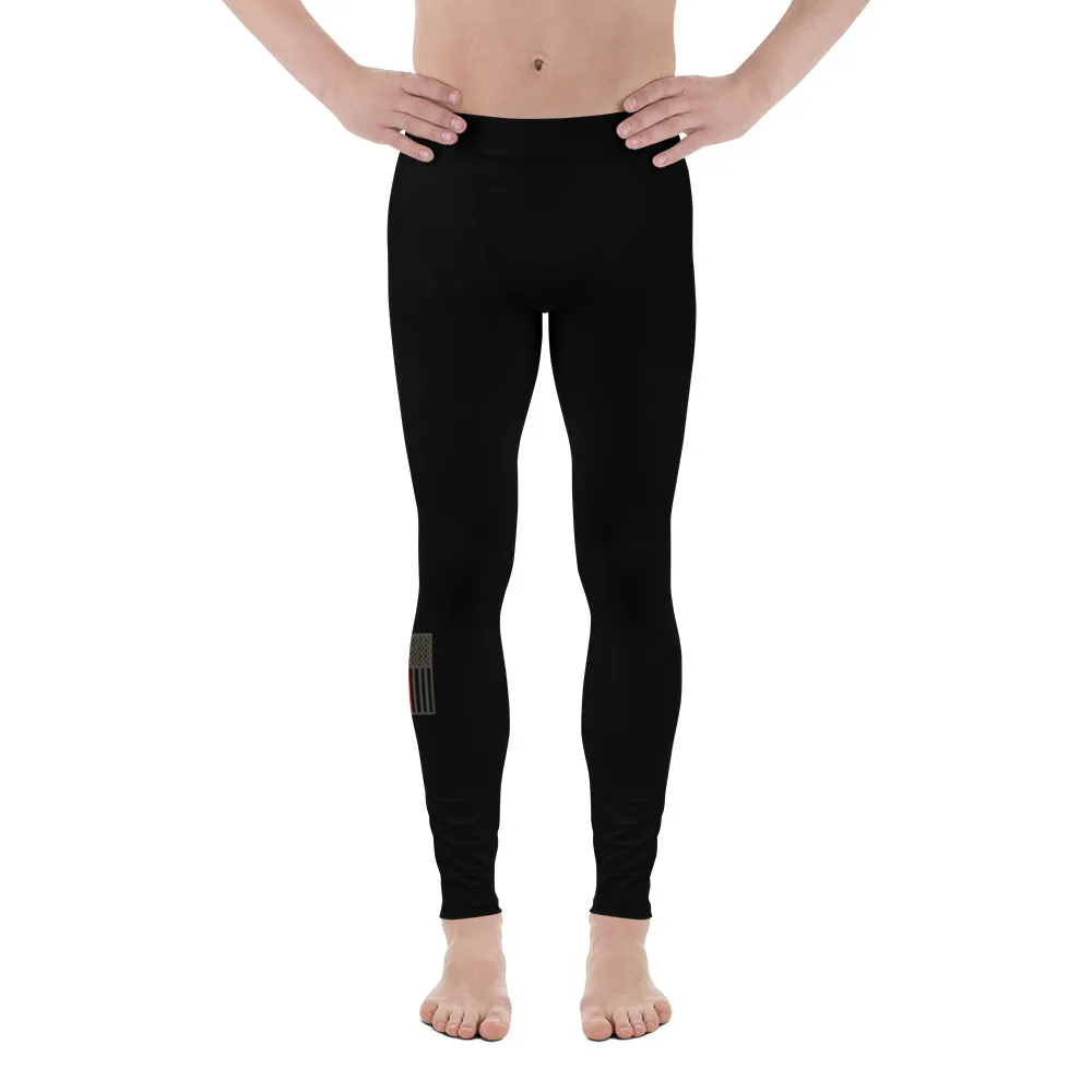 USA Flag (thin red line) - Men's Leggings