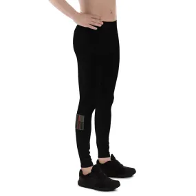 USA Flag (thin red line) - Men's Leggings