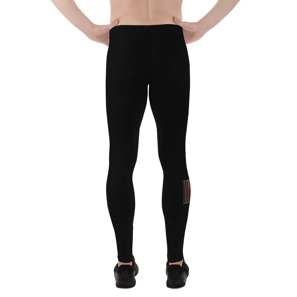 USA Flag (thin red line) - Men's Leggings