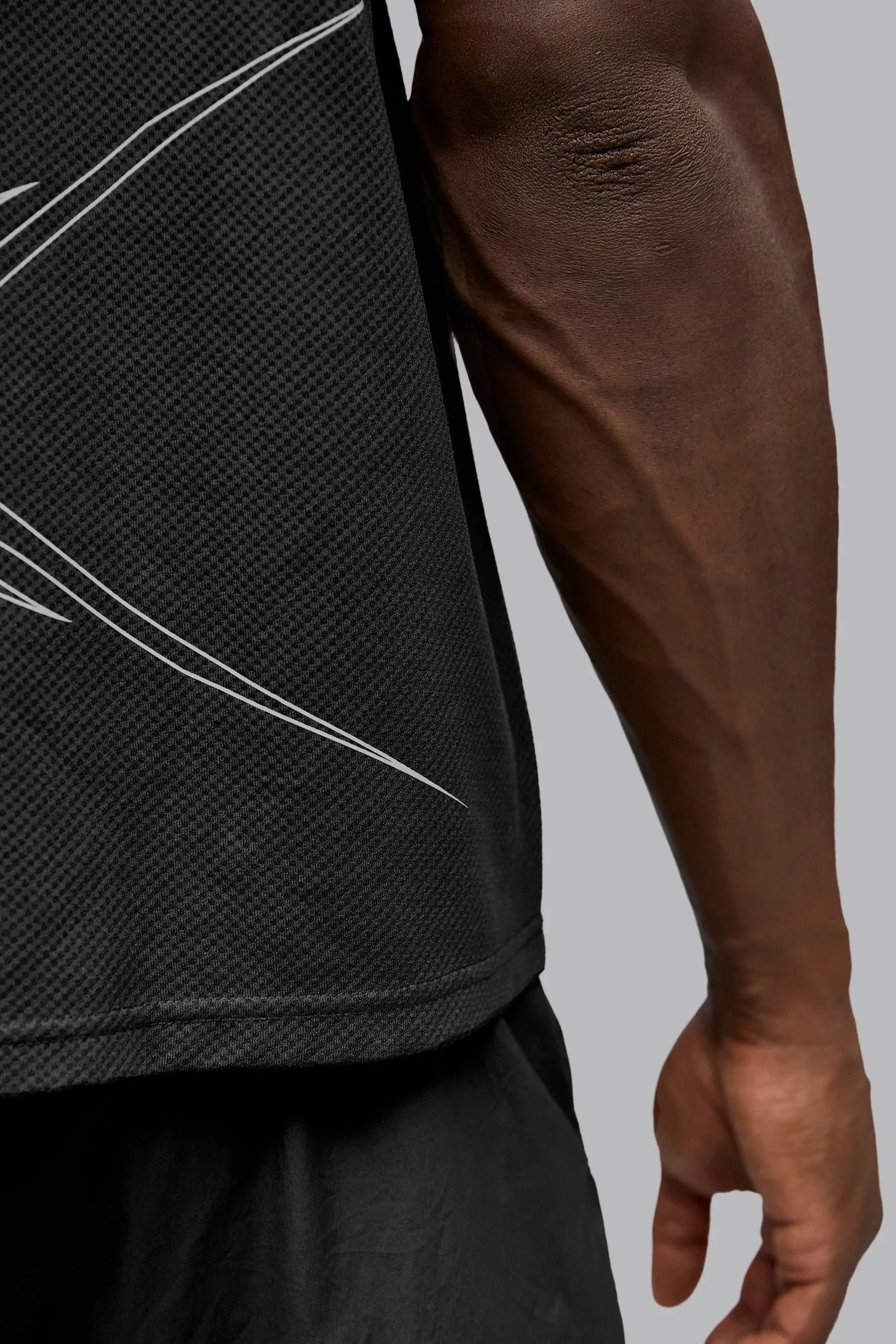 V_DRY GRAPHIC BOXY T-SHIRT - Black