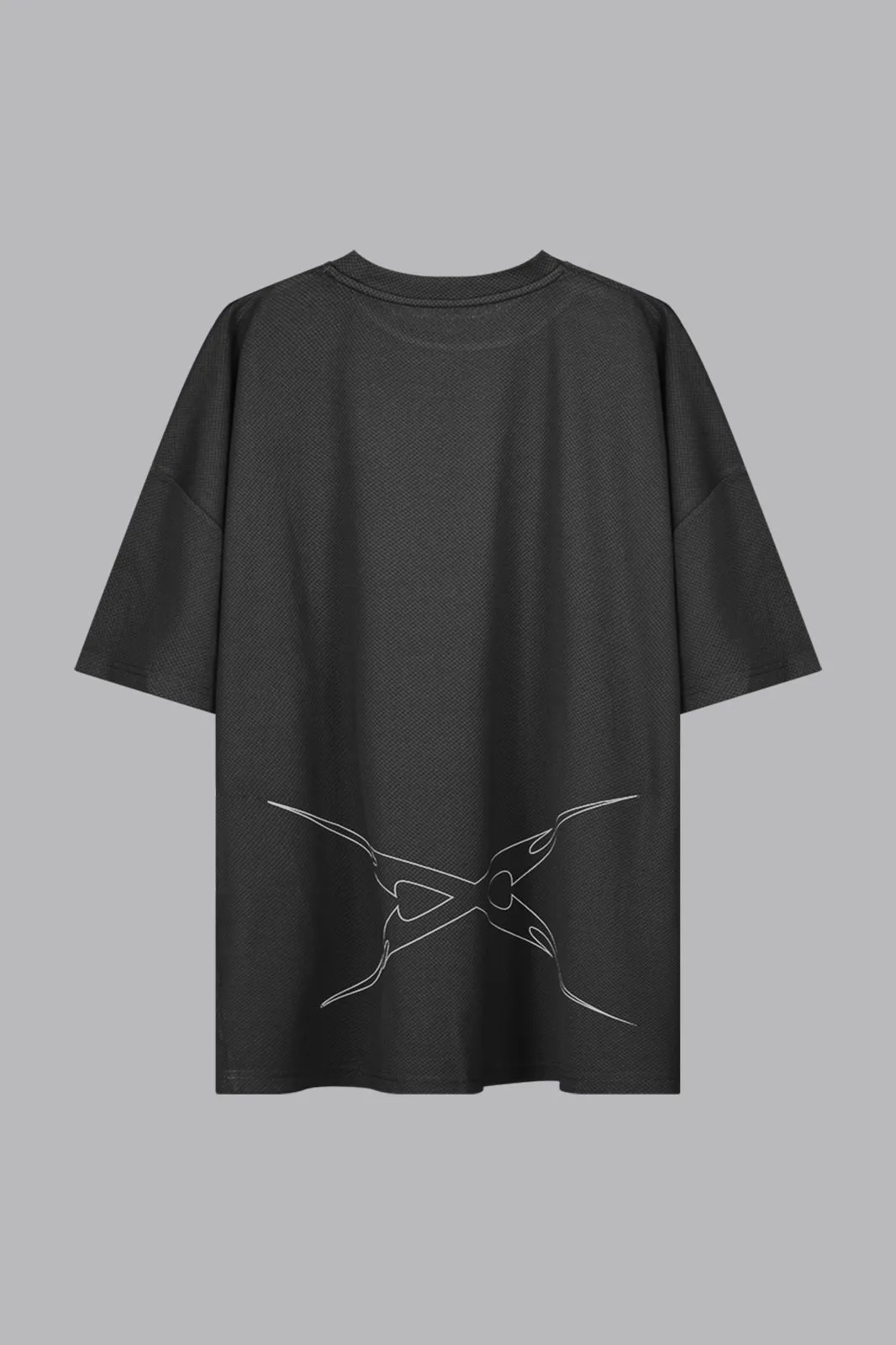 V_DRY GRAPHIC BOXY T-SHIRT - Black